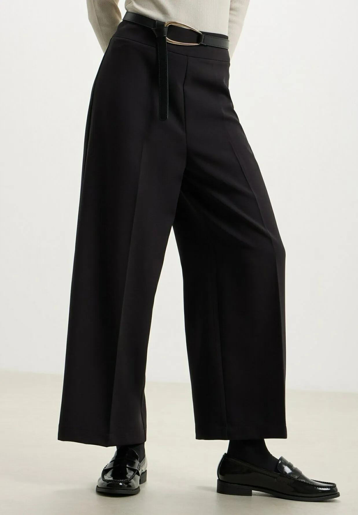 PALAZZO CROPPED - Pantaloni