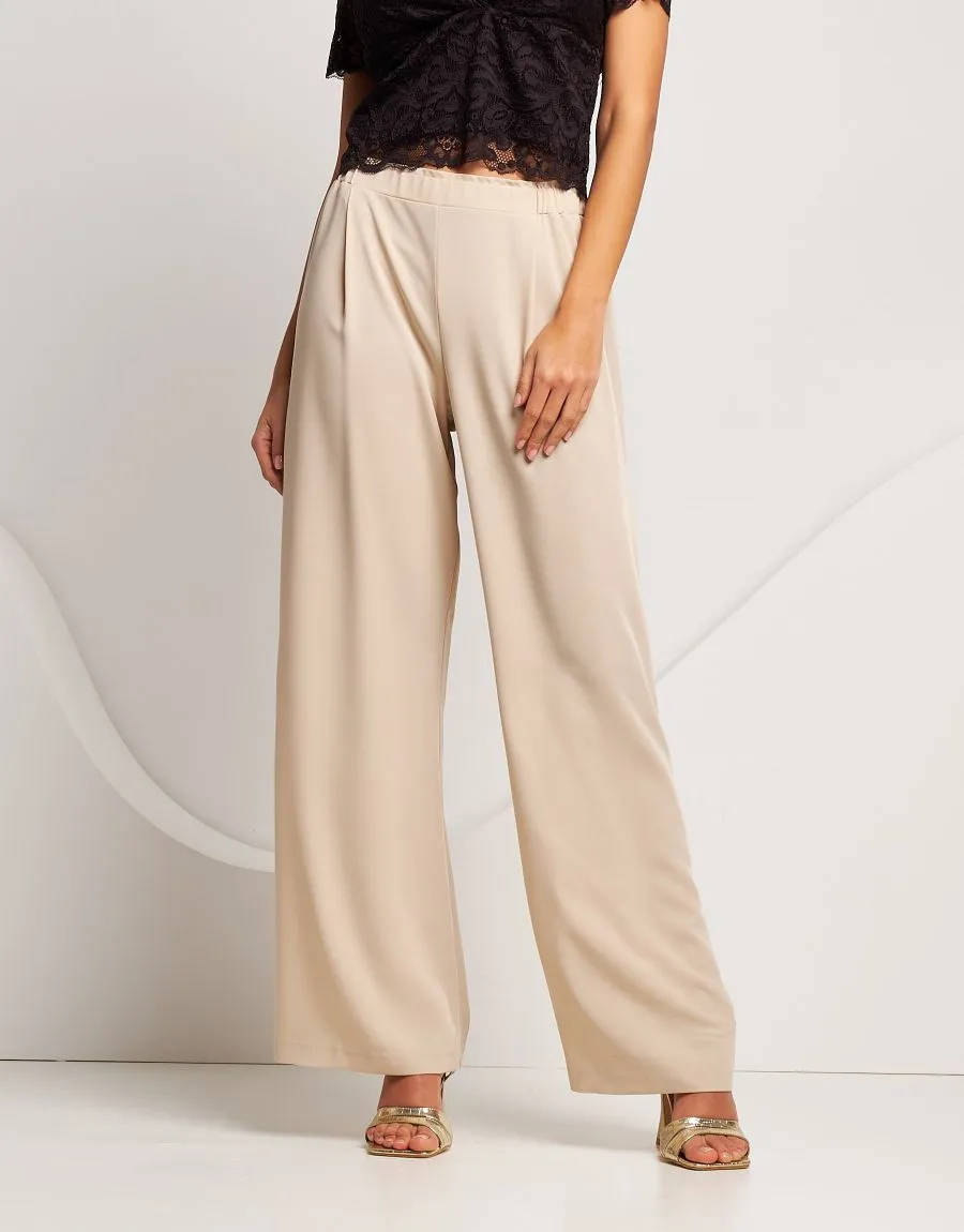 Pantalone ampio in tessuto fluido