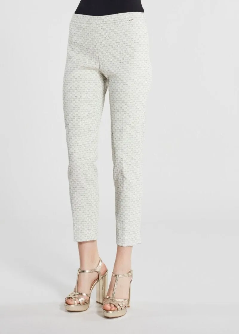 Pantalone con motivo geometrico