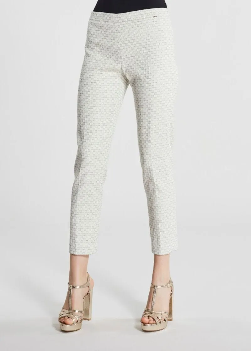 Pantalone con motivo geometrico