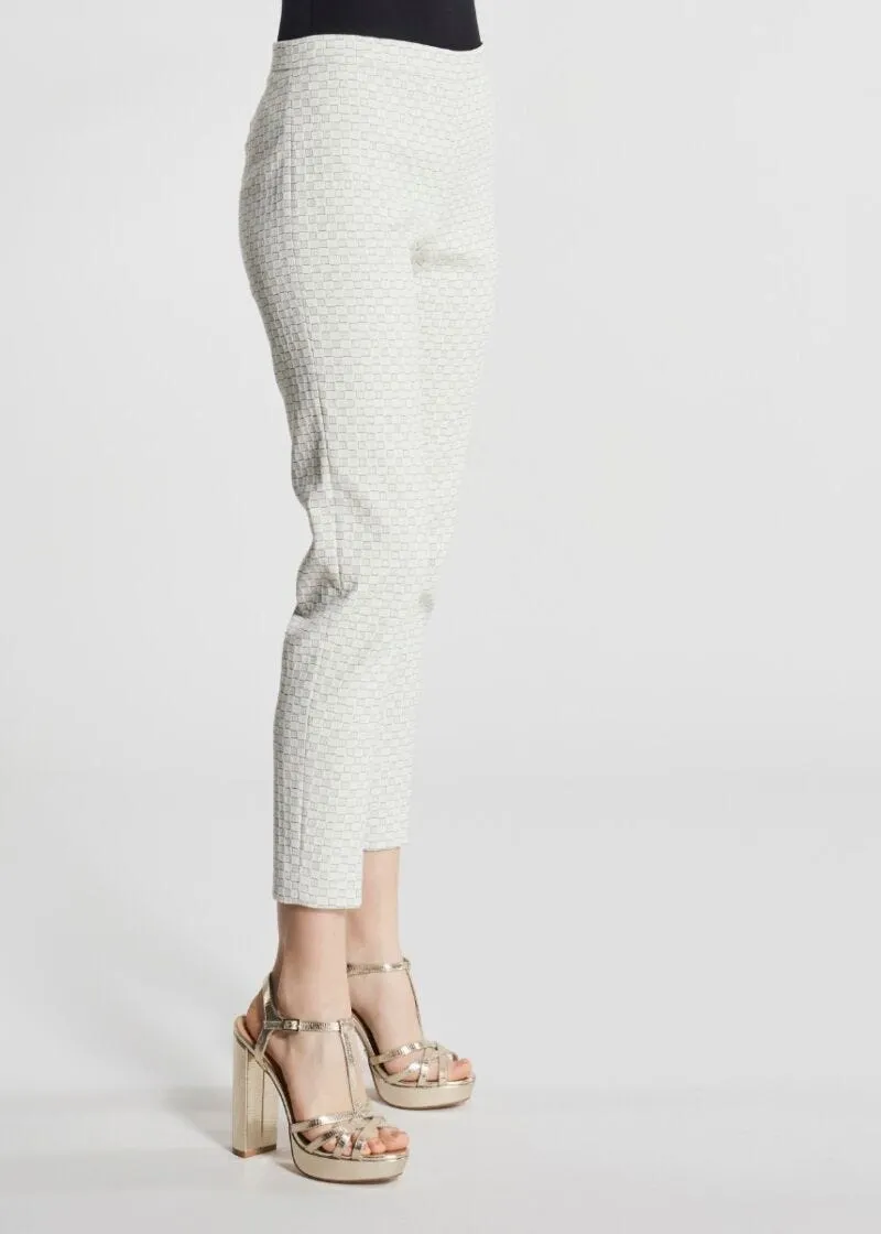 Pantalone con motivo geometrico