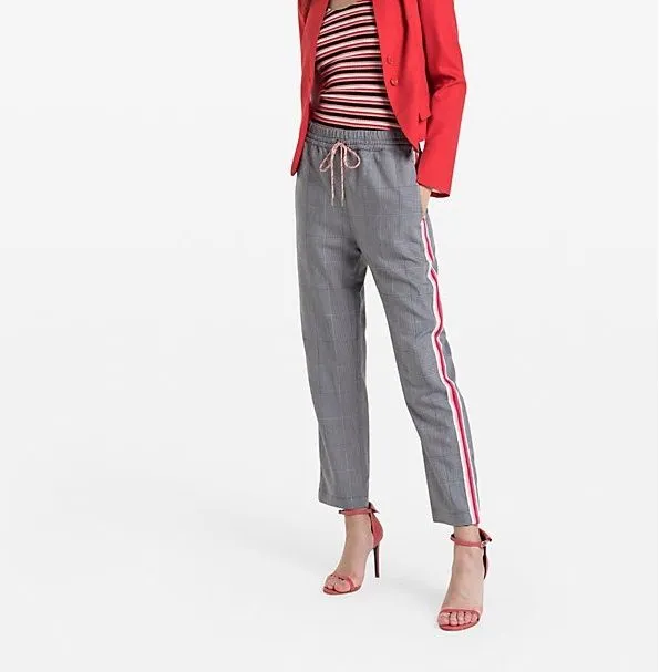 Pantalone in tessuto misto viscosa