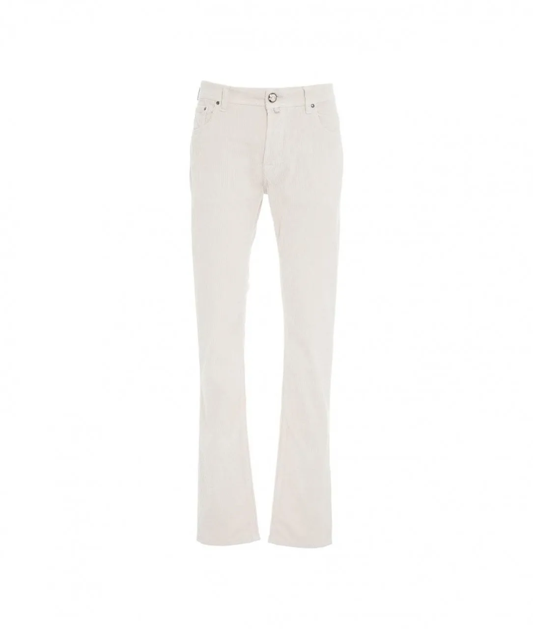 Pantalone in velluto a coste Bard bianco bianco