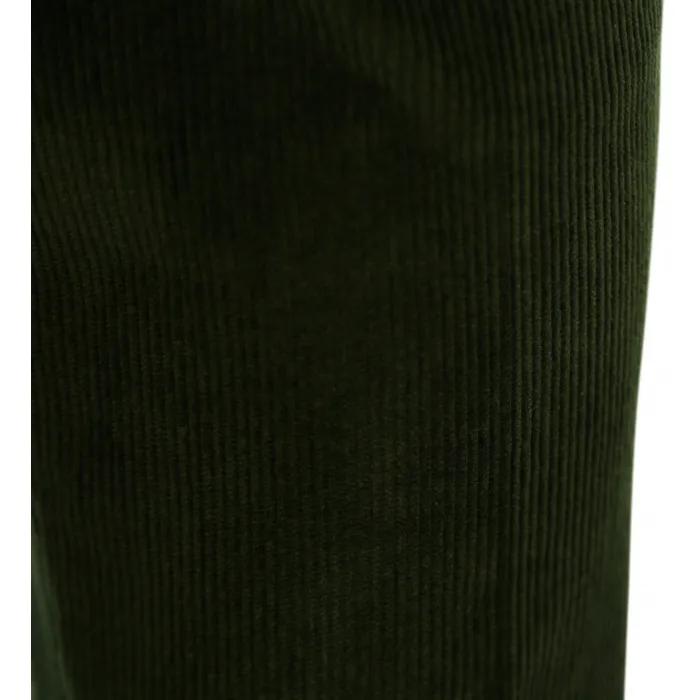 Pantalone in velluto a coste elasticizzato Dark Green