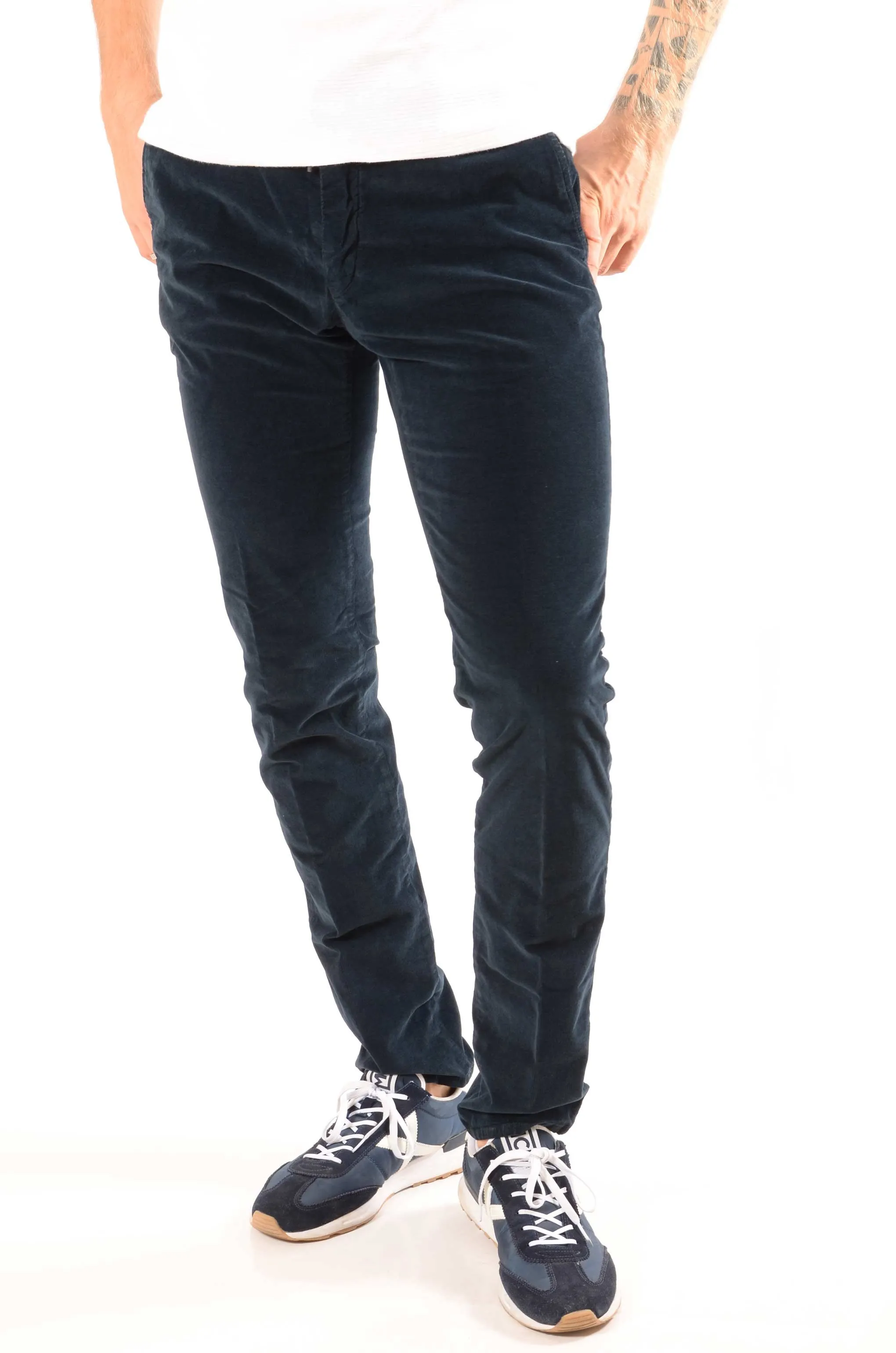 Pantalone milanojogger in velluto