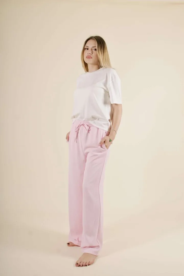 Pantalone Palazzo Basico – Rosa