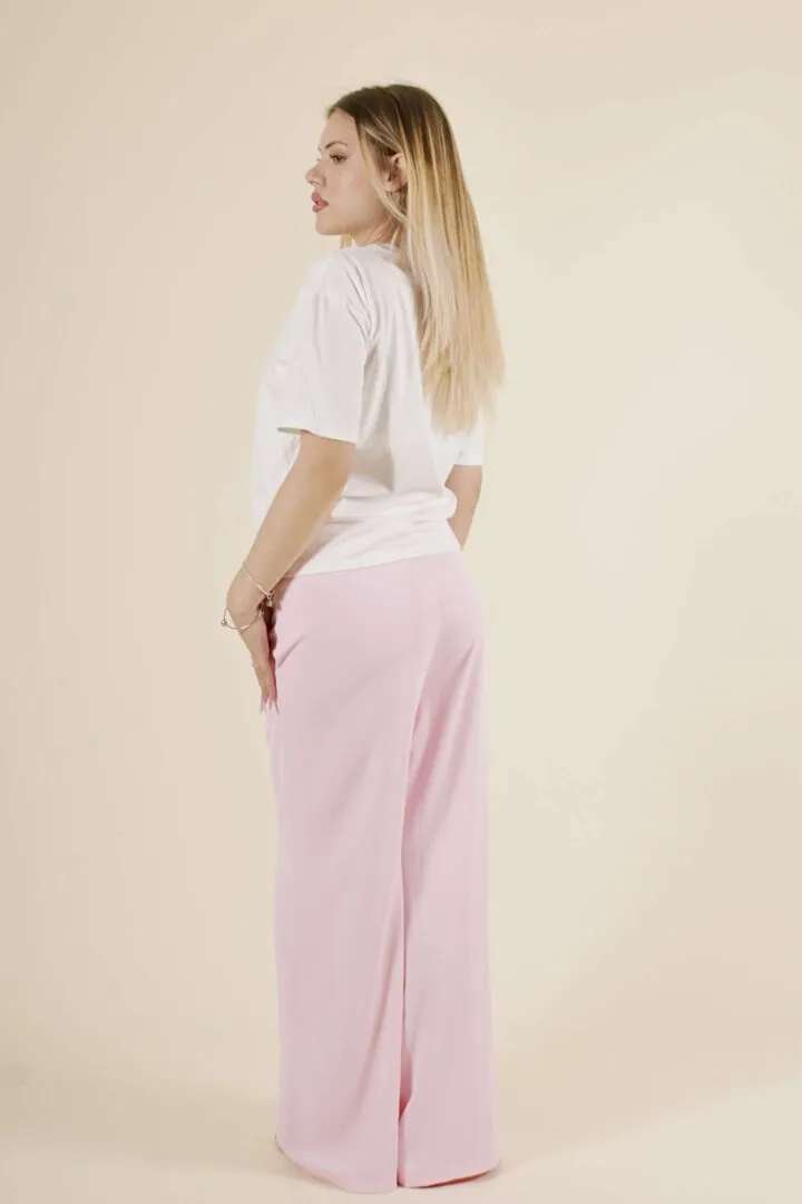 Pantalone Palazzo Basico – Rosa