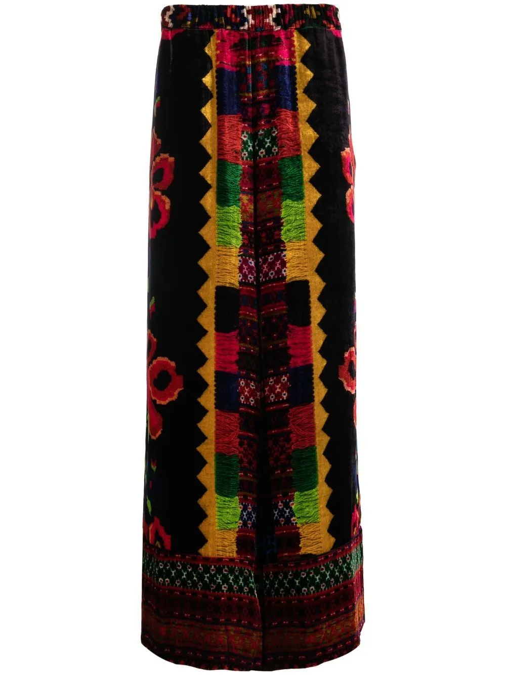 pantalone velluto fantasia