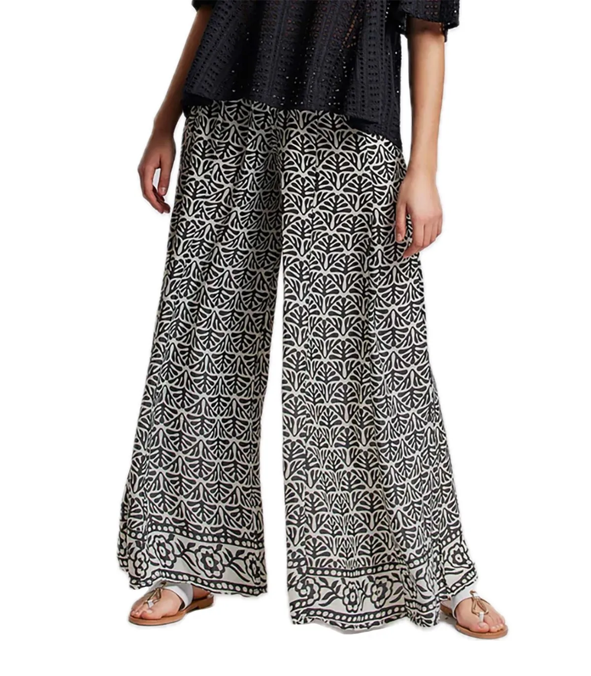 Pantaloni a palazzo Donna Iconique