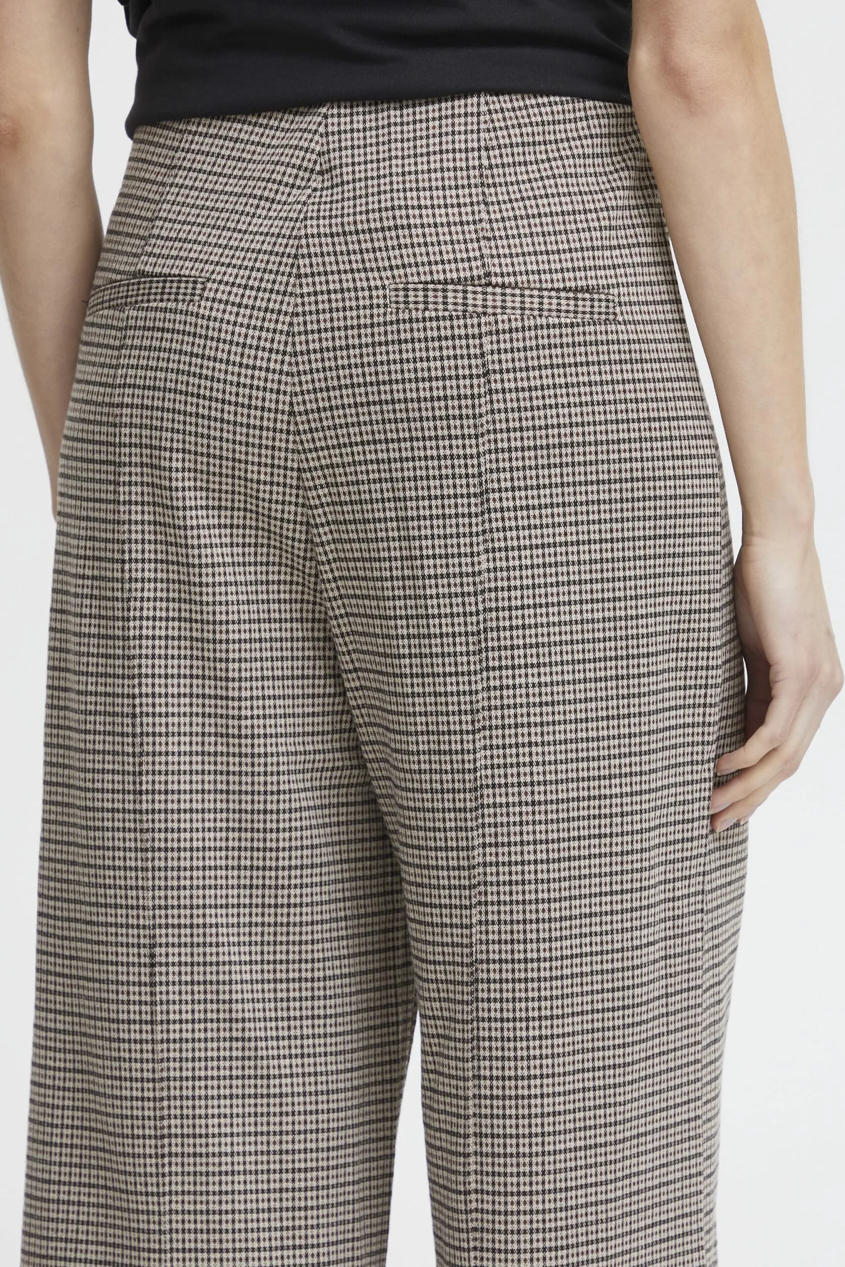 Pantaloni a palazzo Ichi IHKATE CAMELEON PA2 Beige