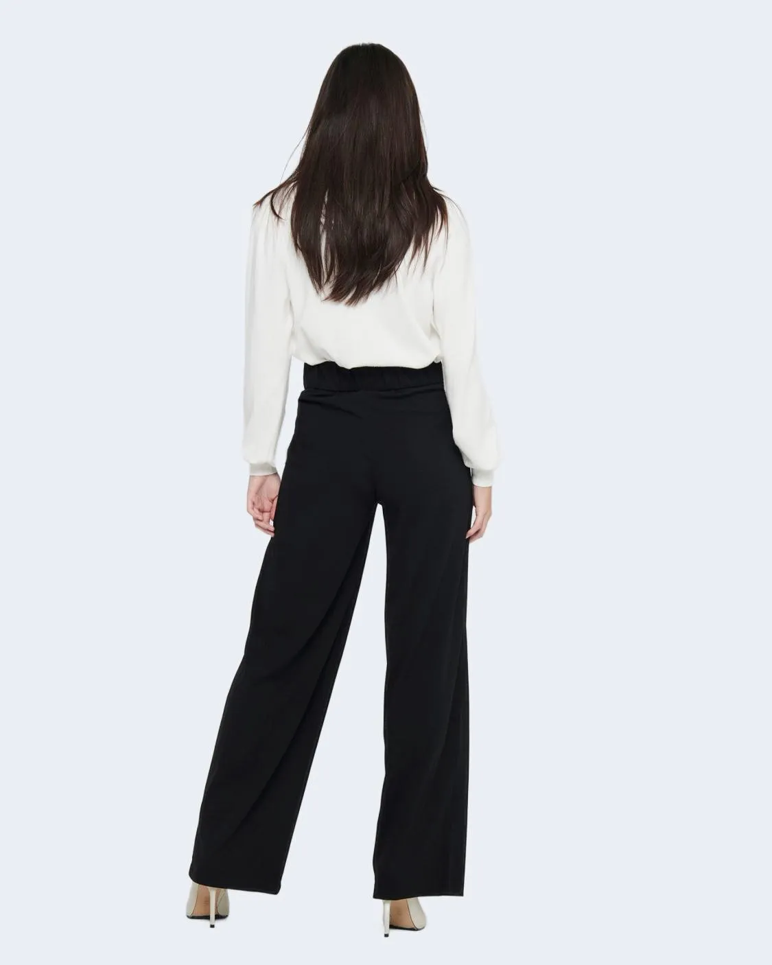 Pantaloni a palazzo Jacqueline De Yong DYGEGGO NEW LONG JRS NOOS Nero