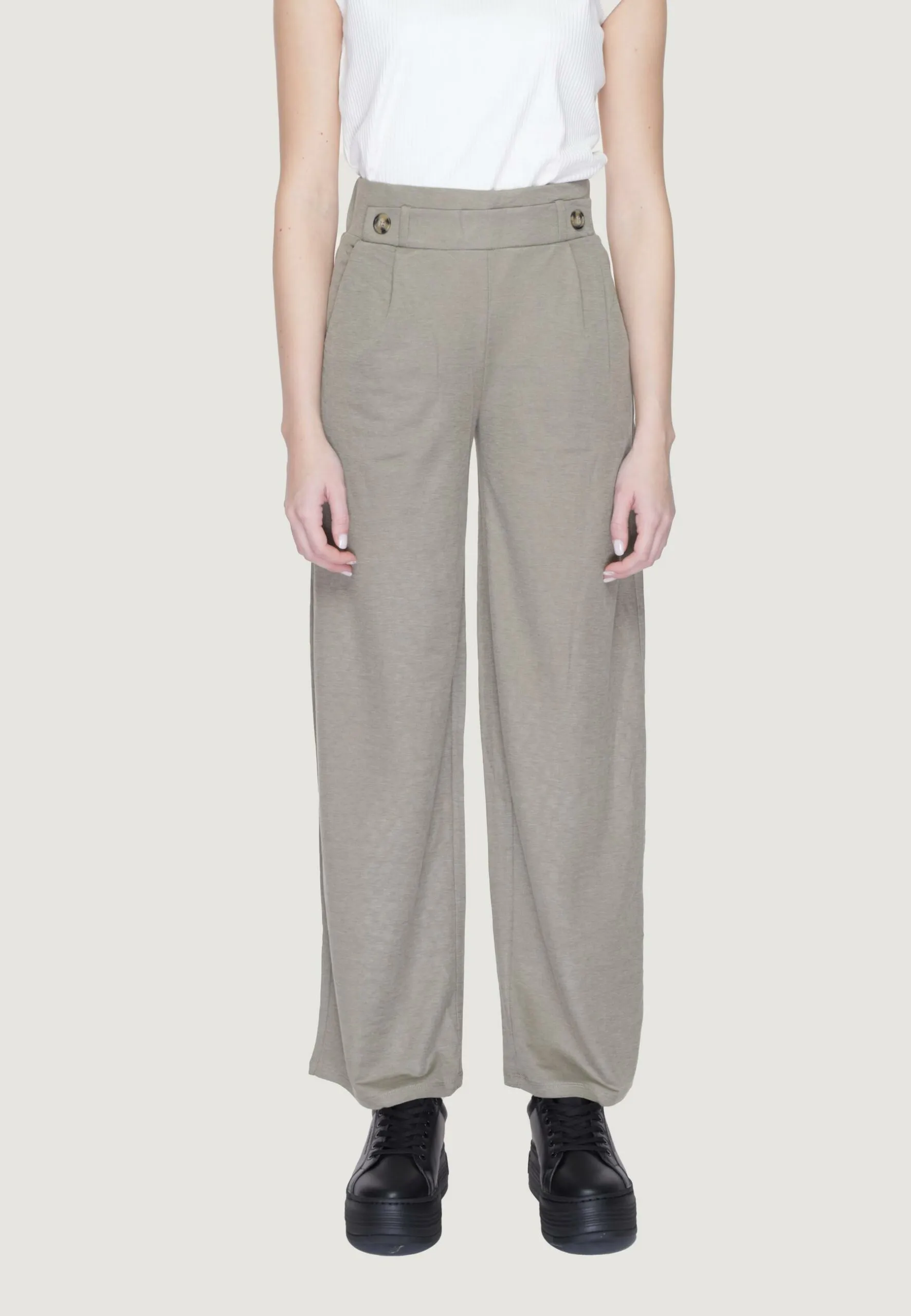 Pantaloni a palazzo Jacqueline De Yong Jdybirdie Geggo Long Jrs Noos Verde