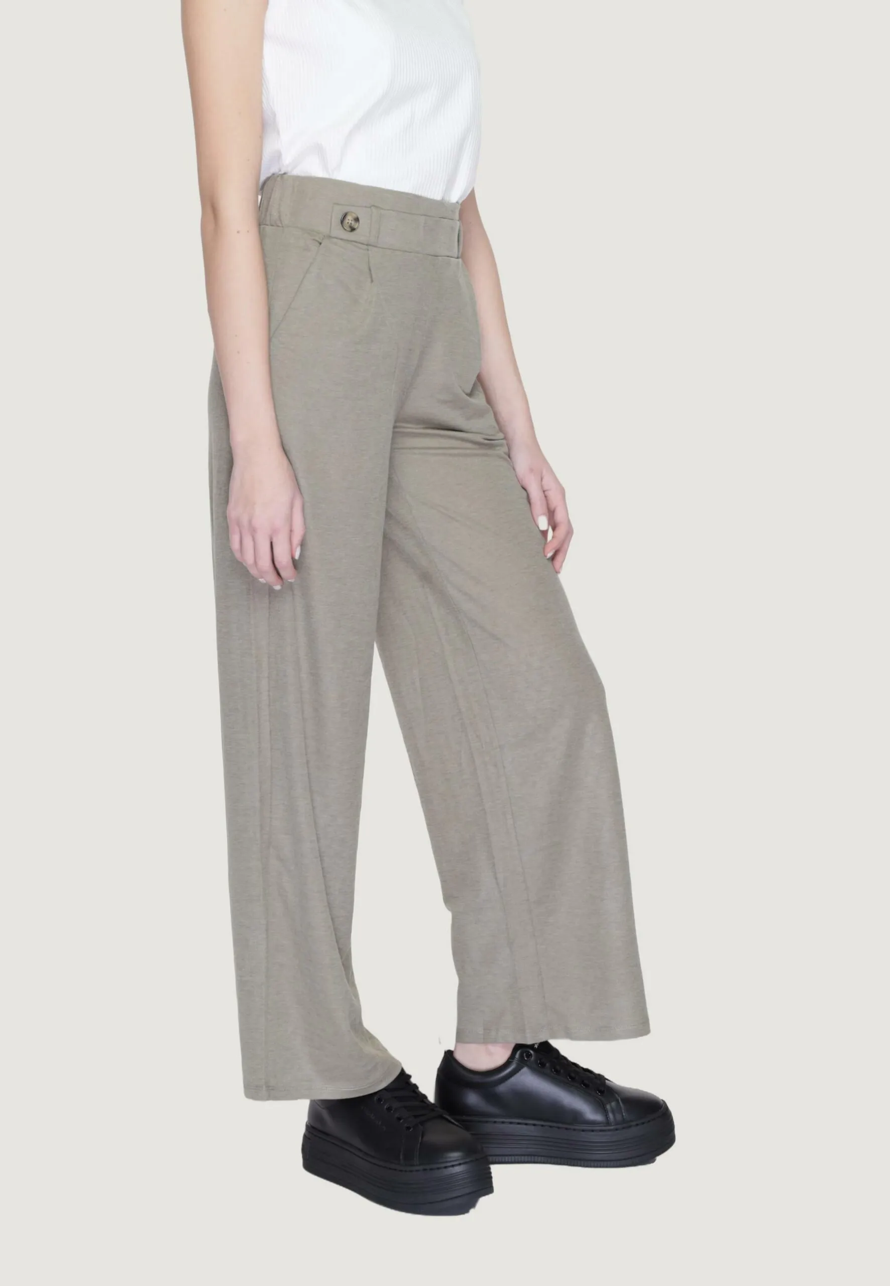 Pantaloni a palazzo Jacqueline De Yong Jdybirdie Geggo Long Jrs Noos Verde