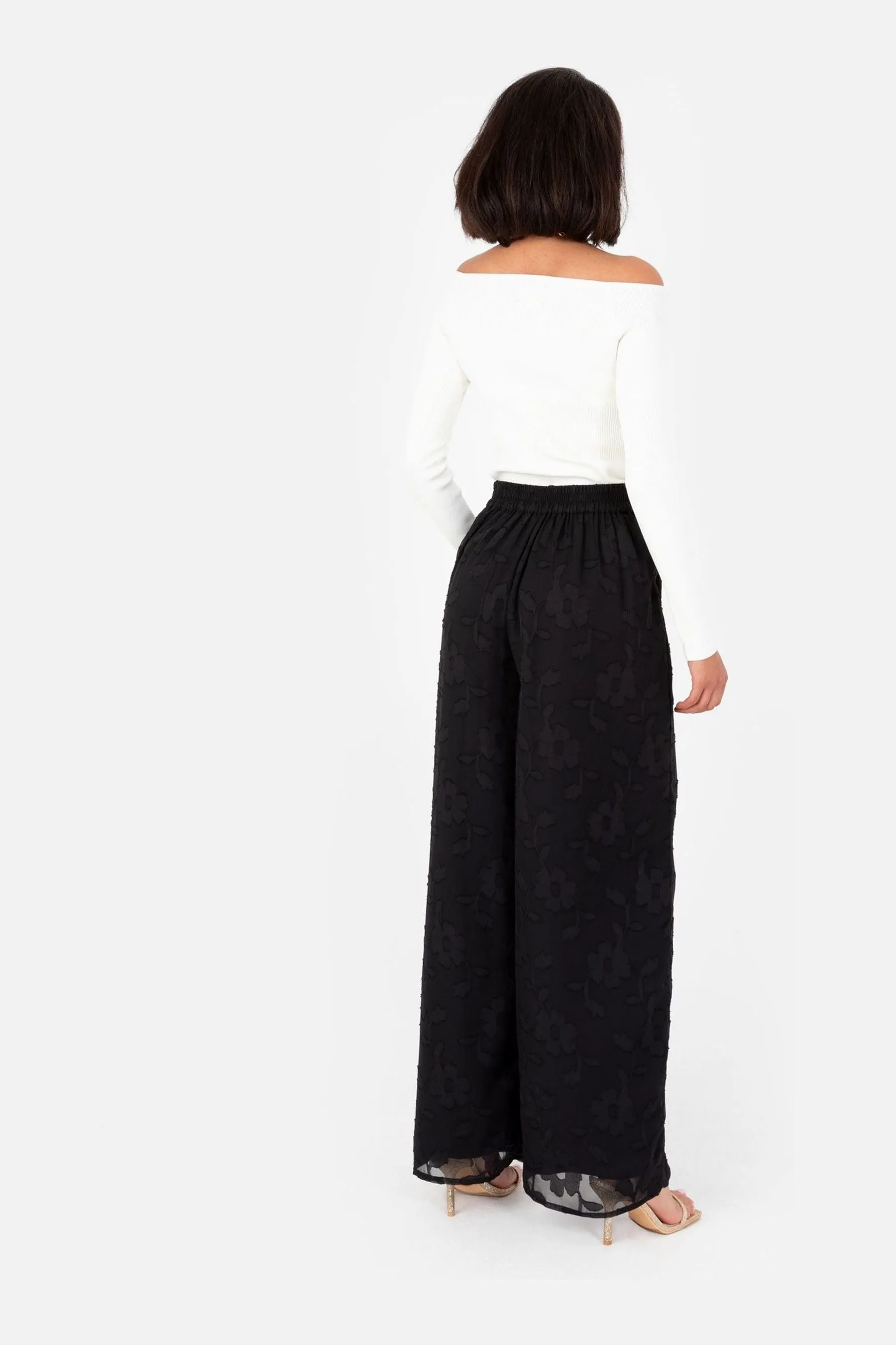 Pantaloni a palazzo Lovedrobe Burnout    