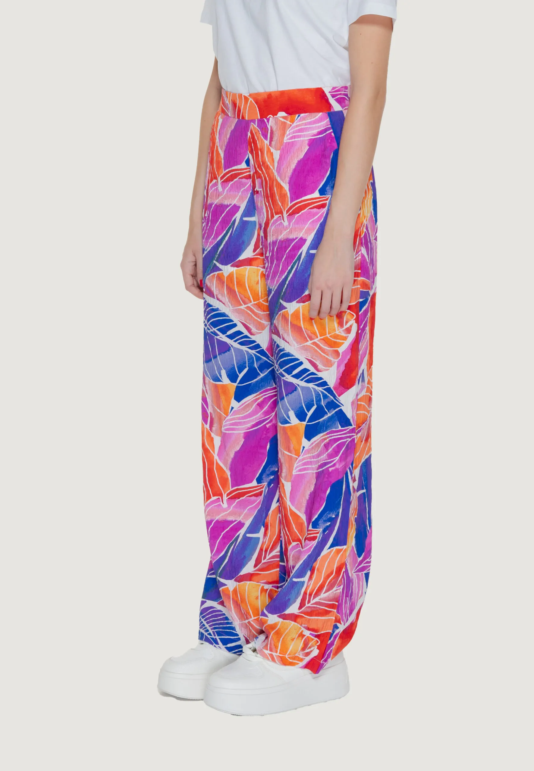 Pantaloni a palazzo Vila Clothes Vilimia Osa Hw Rosa
