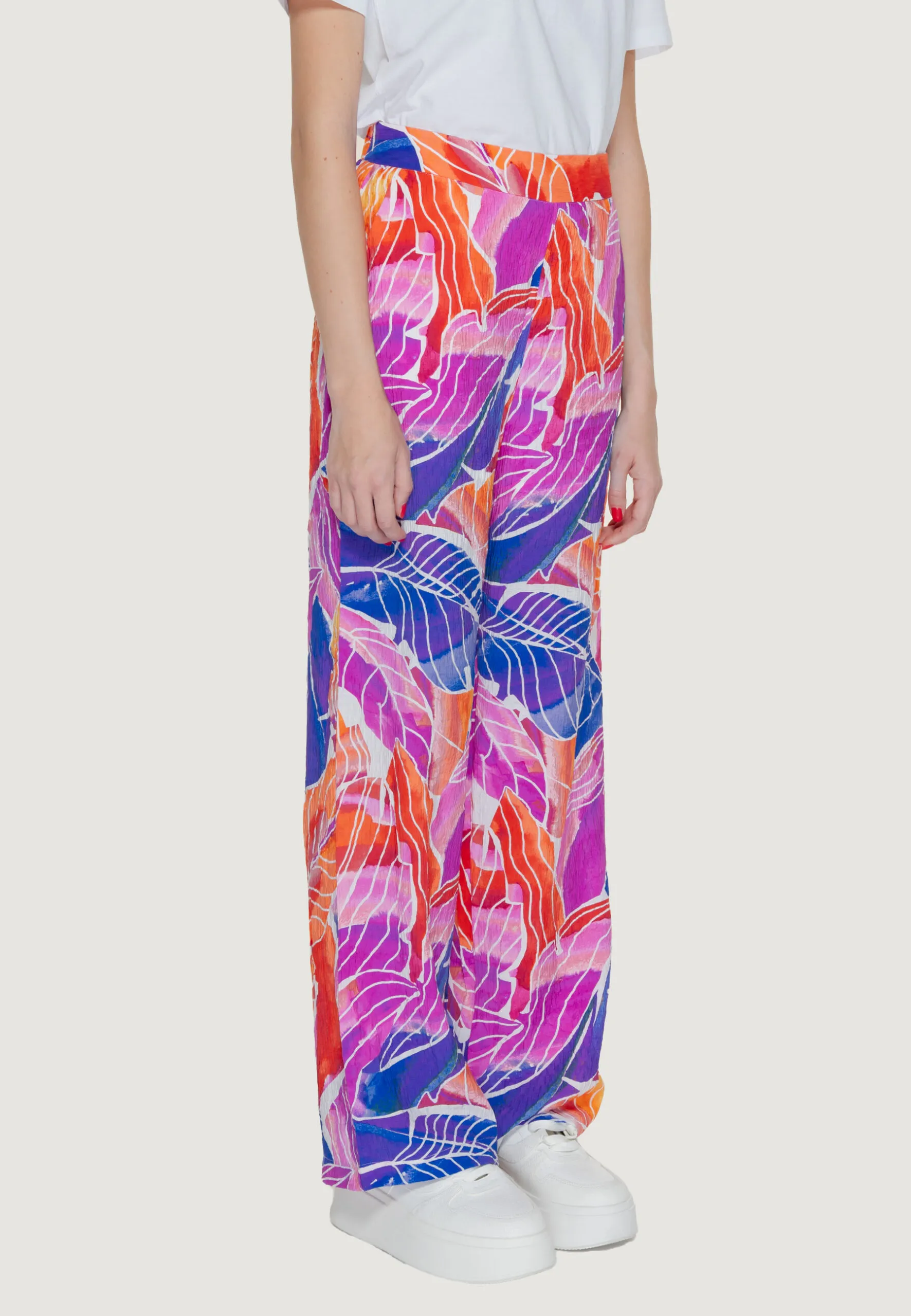 Pantaloni a palazzo Vila Clothes Vilimia Osa Hw Rosa