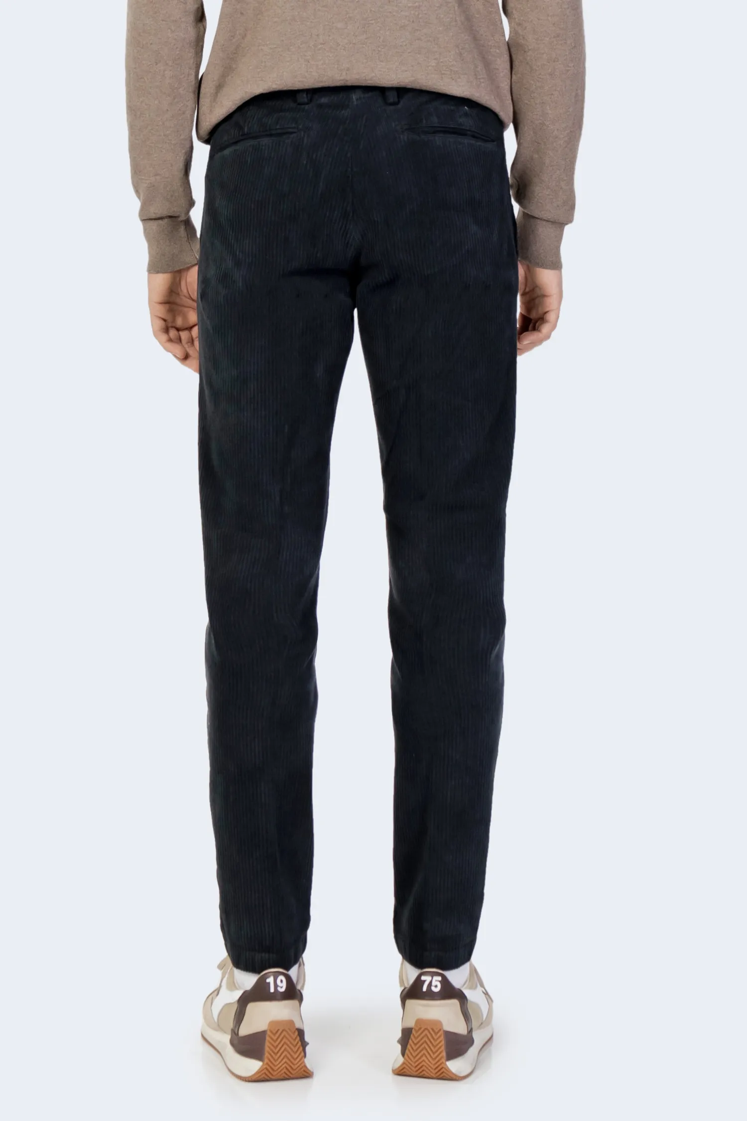 Pantaloni Borghese velluto Nero