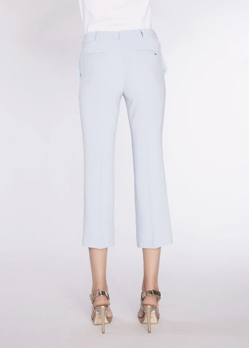 Pantaloni capri con rouches