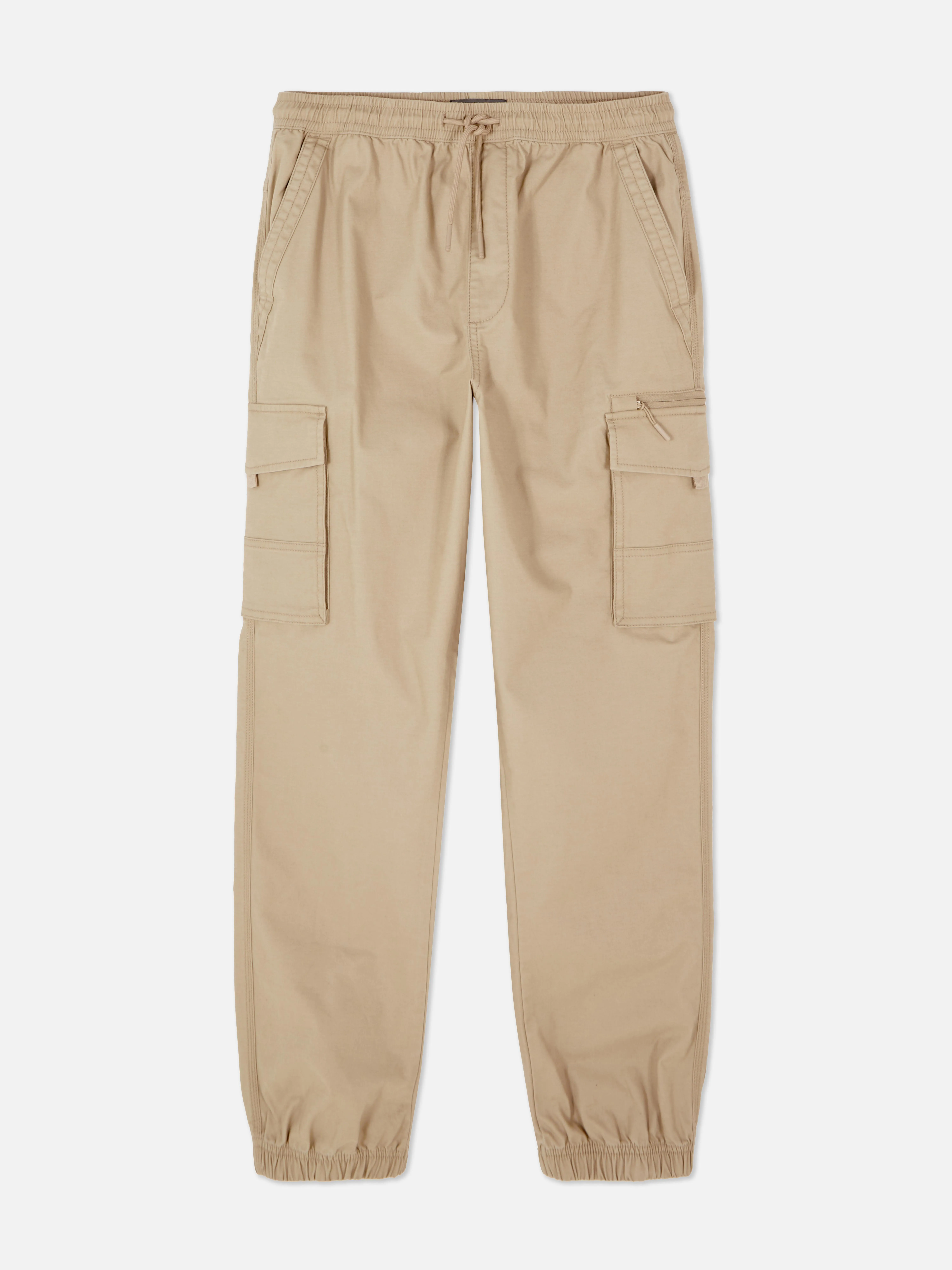 Pantaloni cargo con bordo elasticizzato