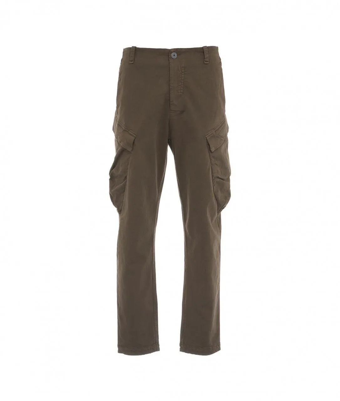 Pantaloni con tache cargo oliva oliva