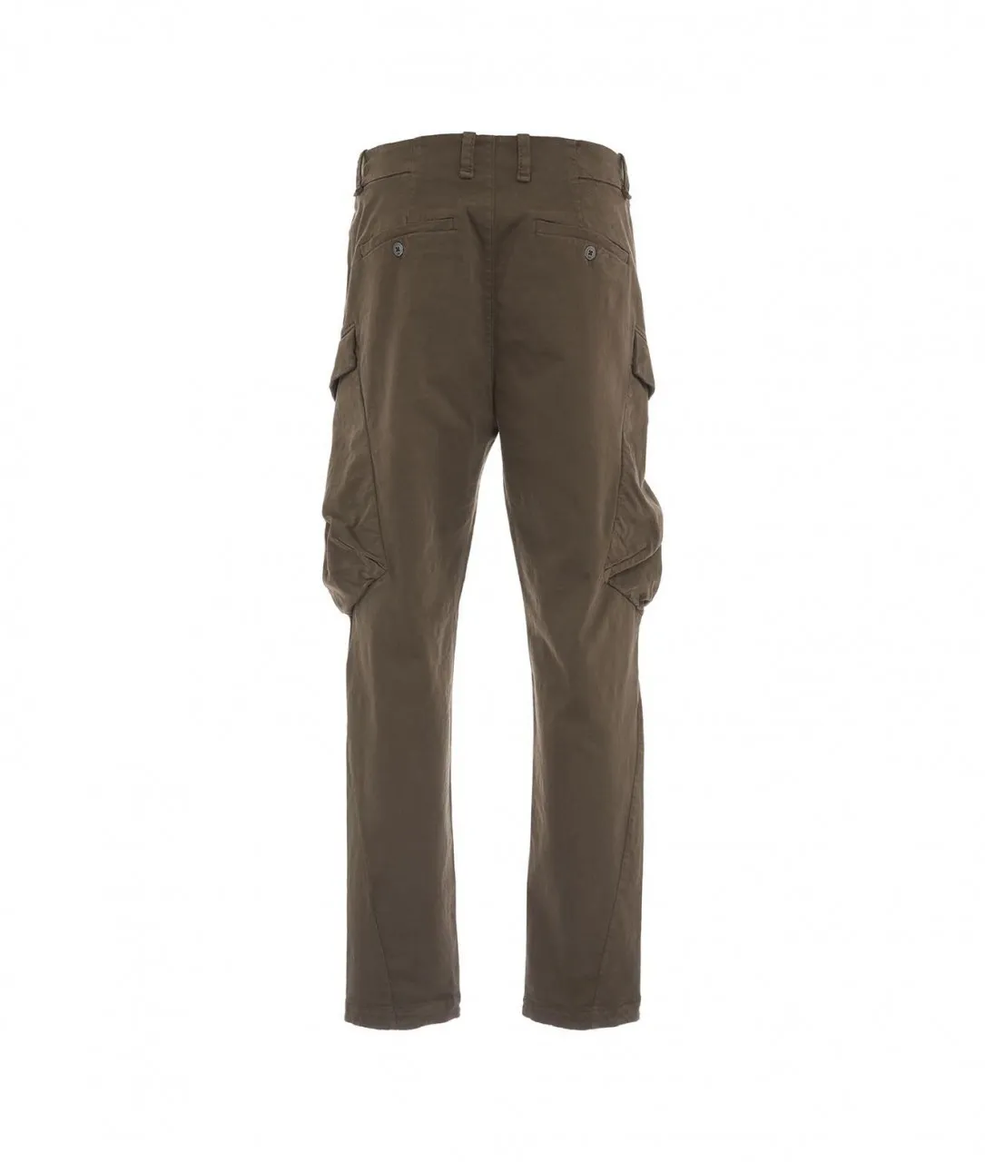 Pantaloni con tache cargo oliva oliva