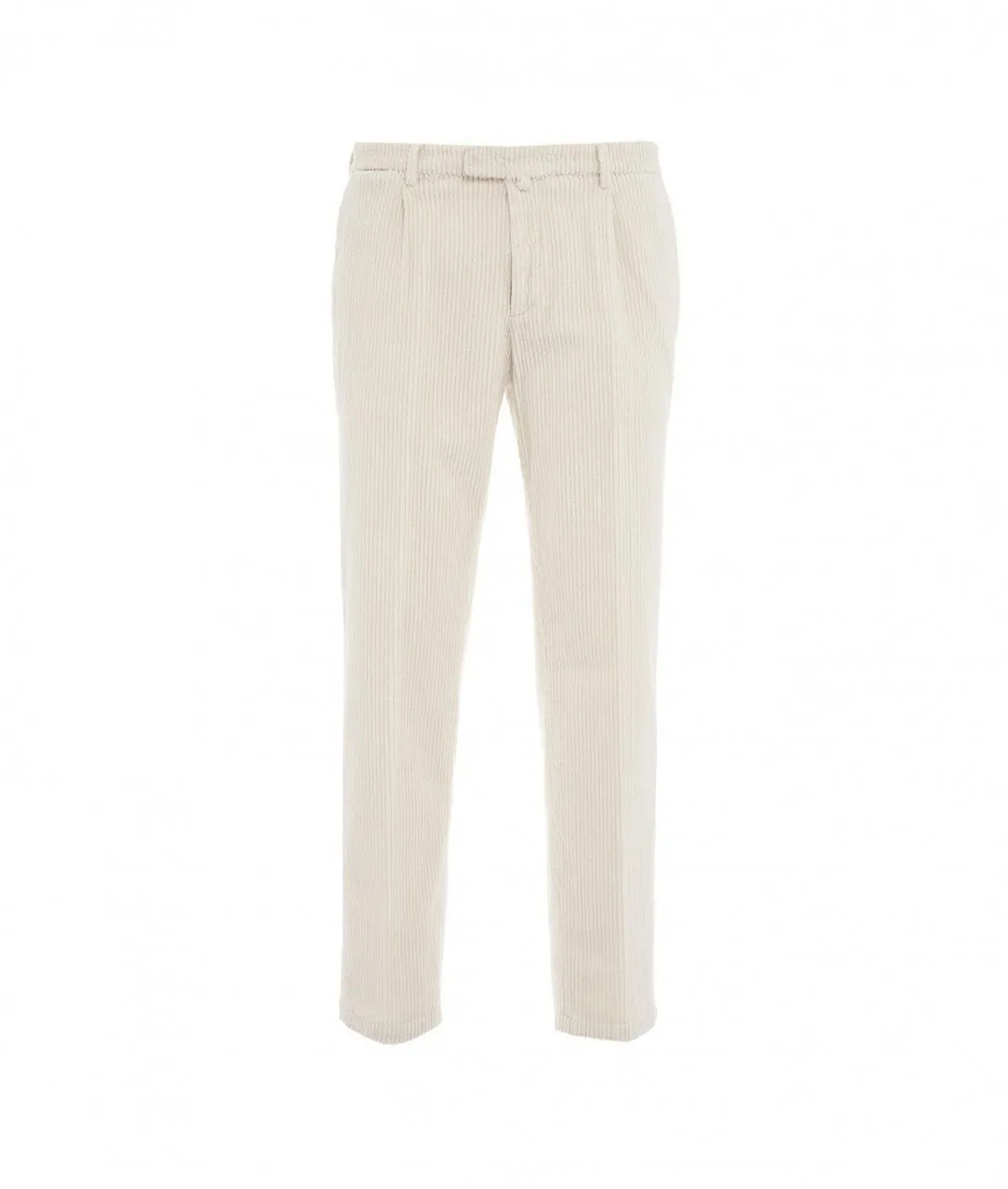 Pantaloni di velluto a coste crema crema