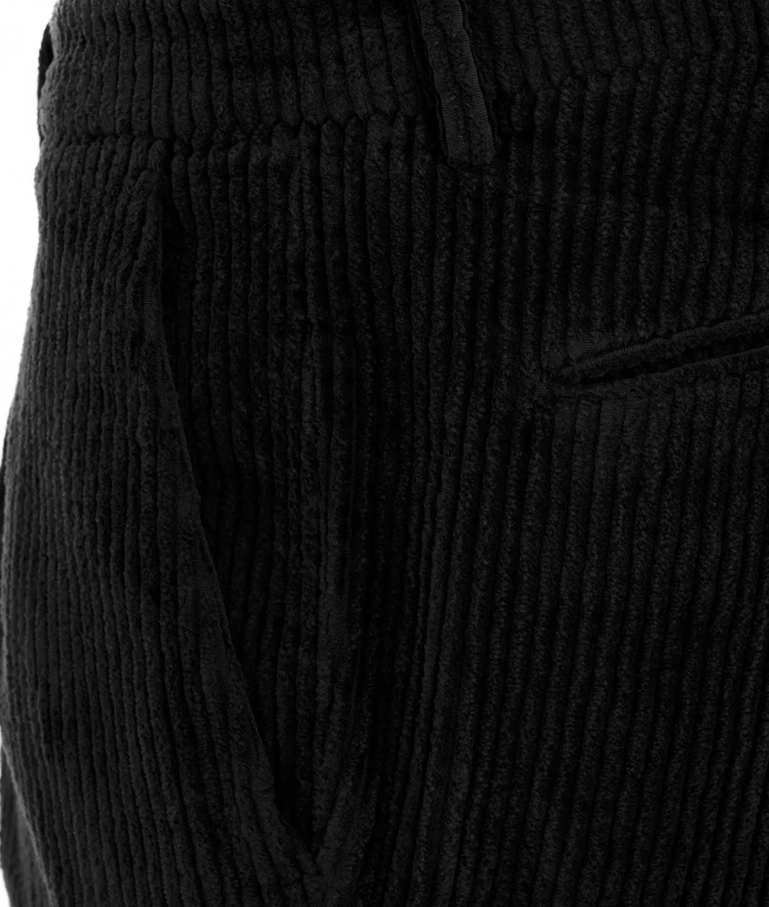 Pantaloni di velluto a coste nero nero