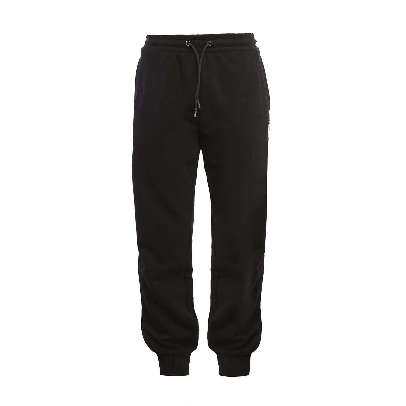 Pantaloni neri in tuta con logo