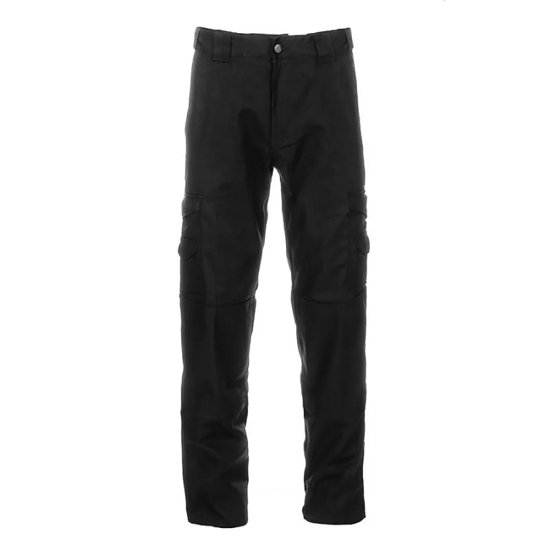 Pantaloni neri security con tasconi sicurezza