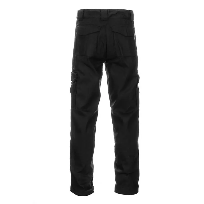Pantaloni neri security con tasconi sicurezza