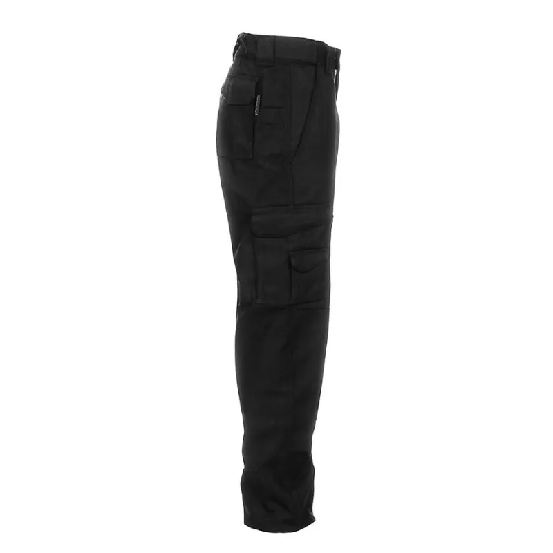 Pantaloni neri security con tasconi sicurezza