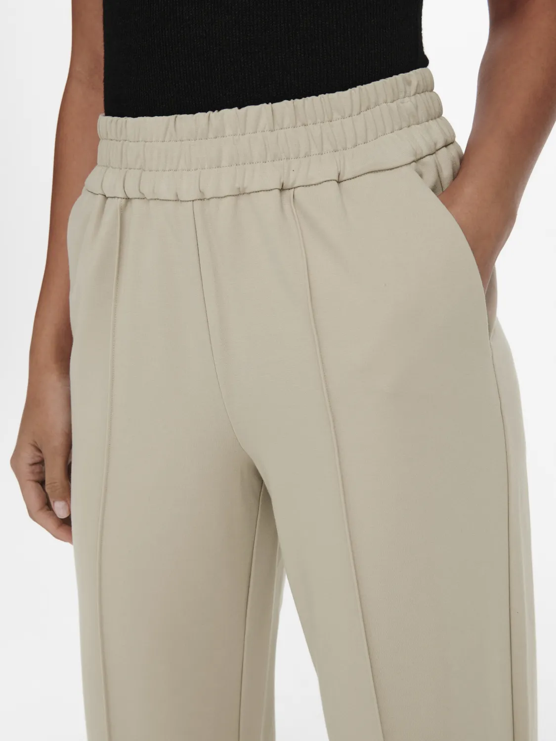 Pantaloni palazzo donna in tessuto elasticizzato