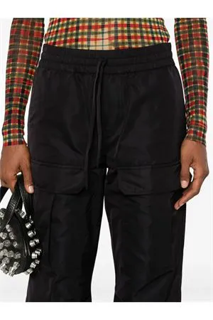 PAROSH Abbigliamento,Pantaloni Cargo blu notte 
