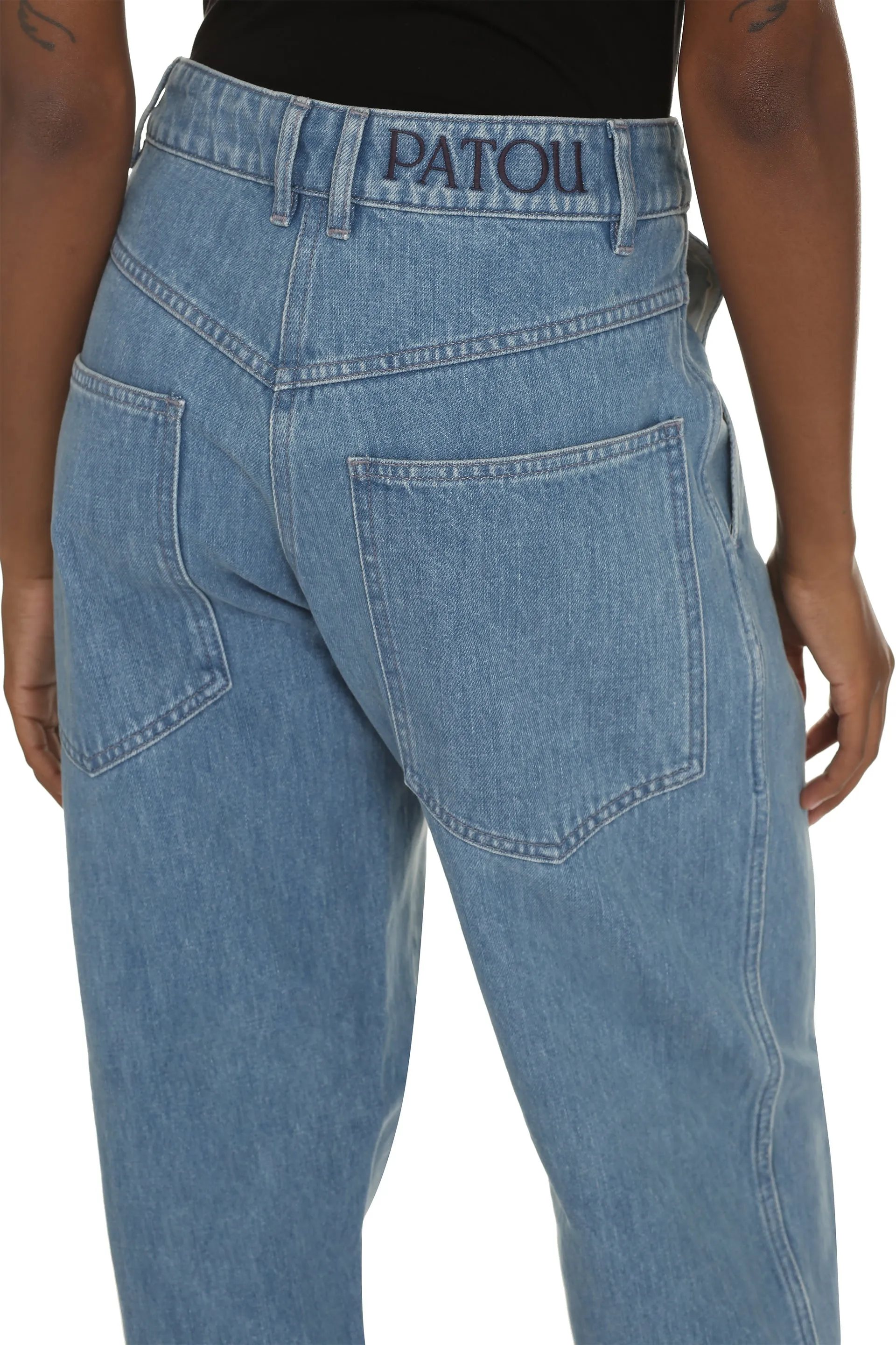 Patou Pantaloni cargo in denim