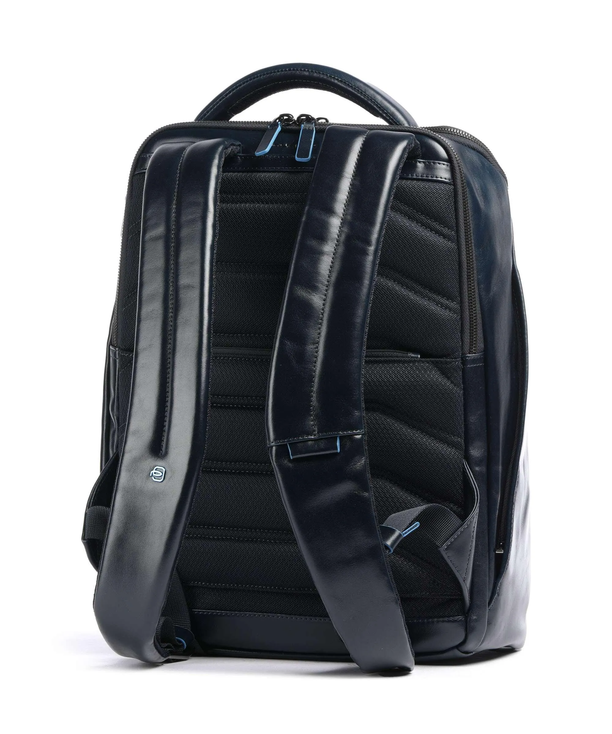  Piquadro Blue Square Zaino 15″ pelle di vacchetta finemente grana navy  