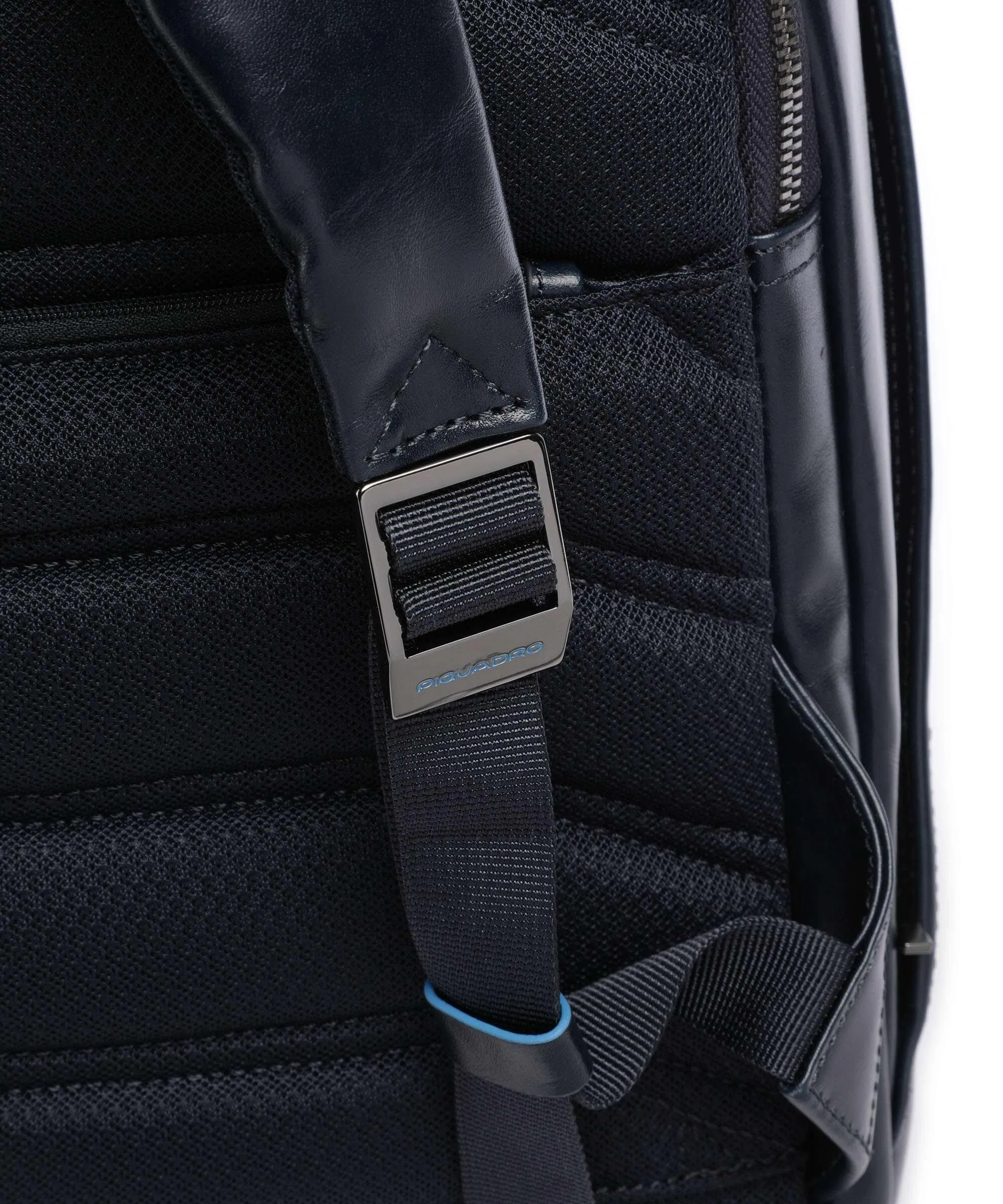  Piquadro Blue Square Zaino 15″ pelle di vacchetta finemente grana navy  