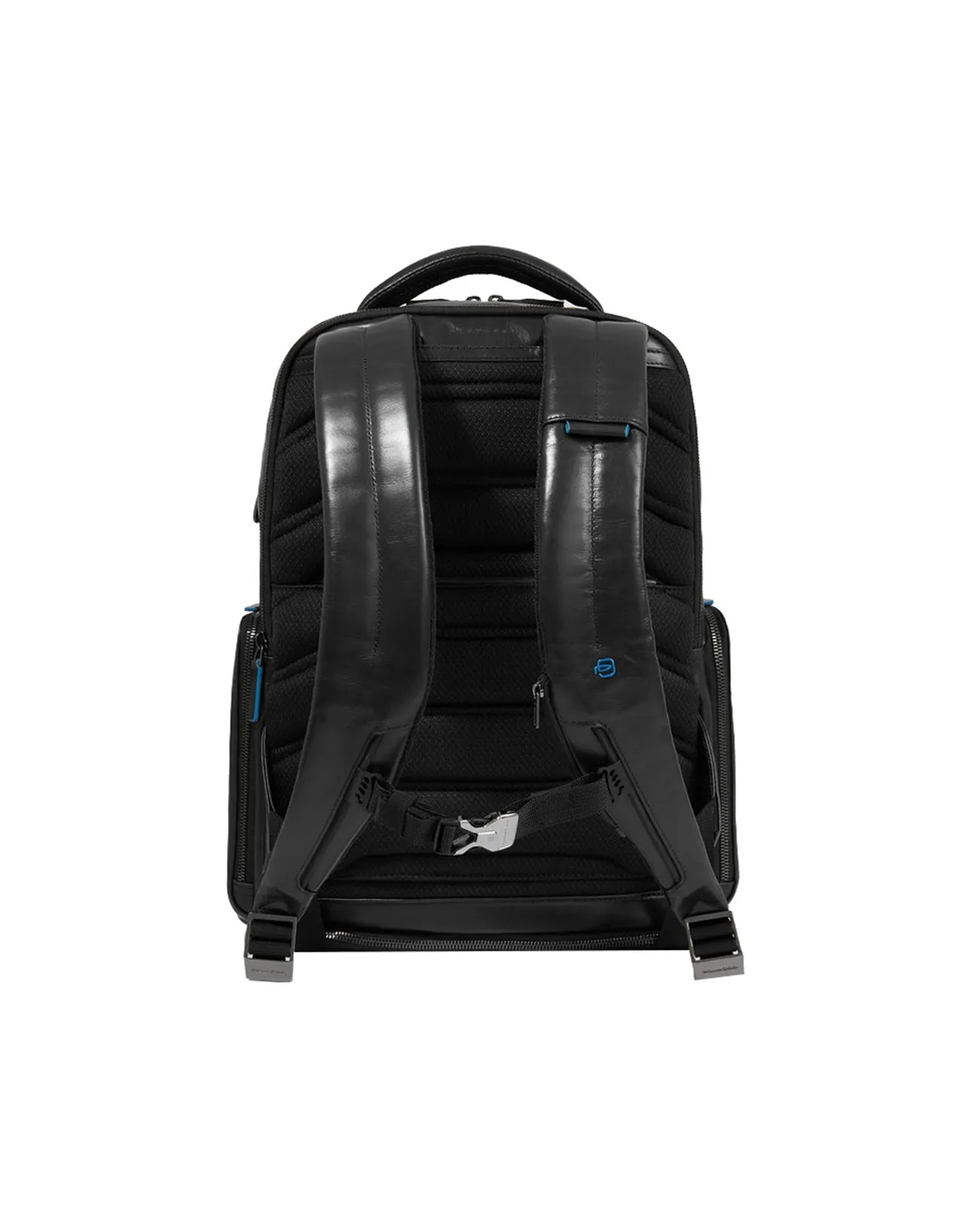 Piquadro - Zaino in pelle porta pc 15,6'' personalizzabile Blue Square | Studioarch.com