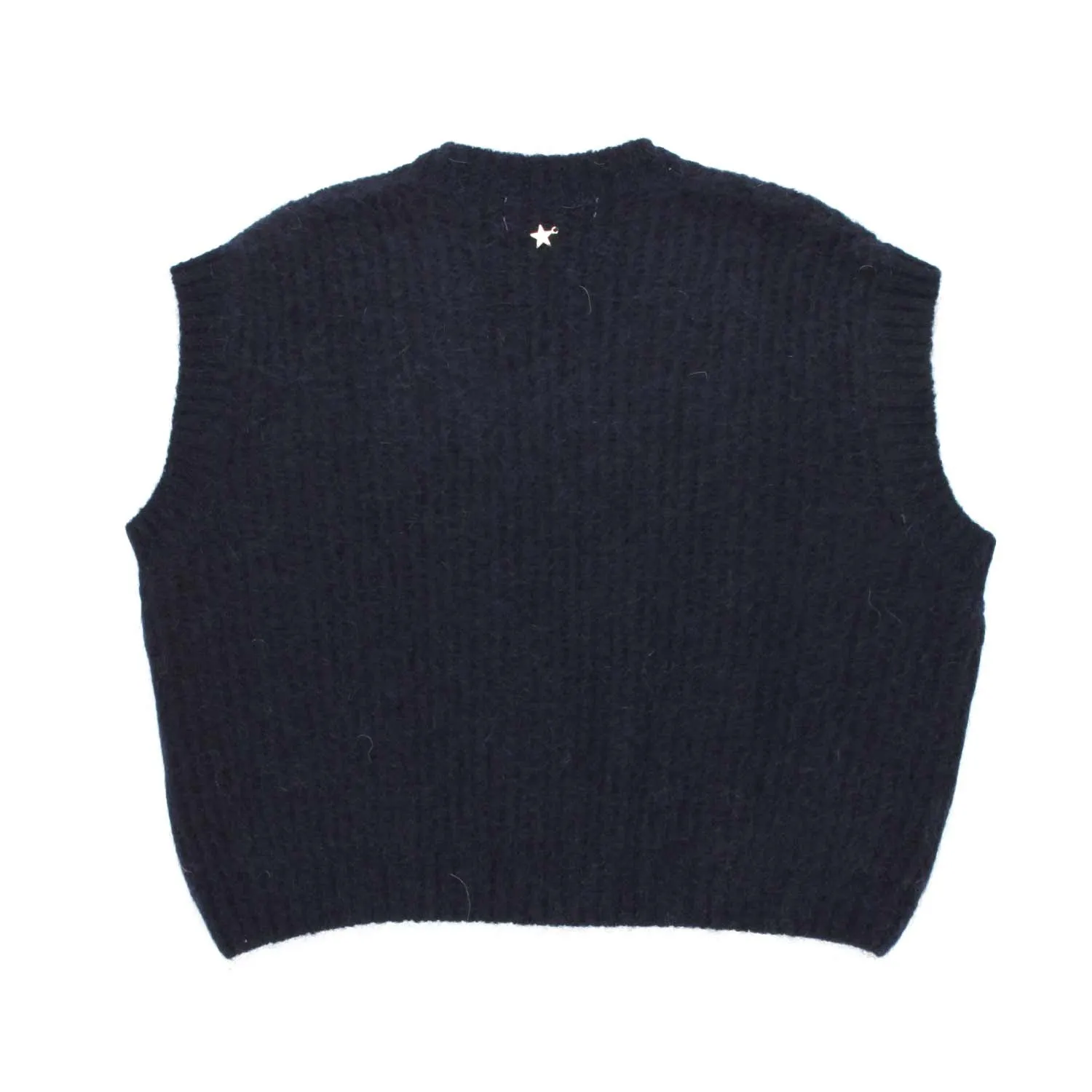 Pullover Smanicato Blu Girl