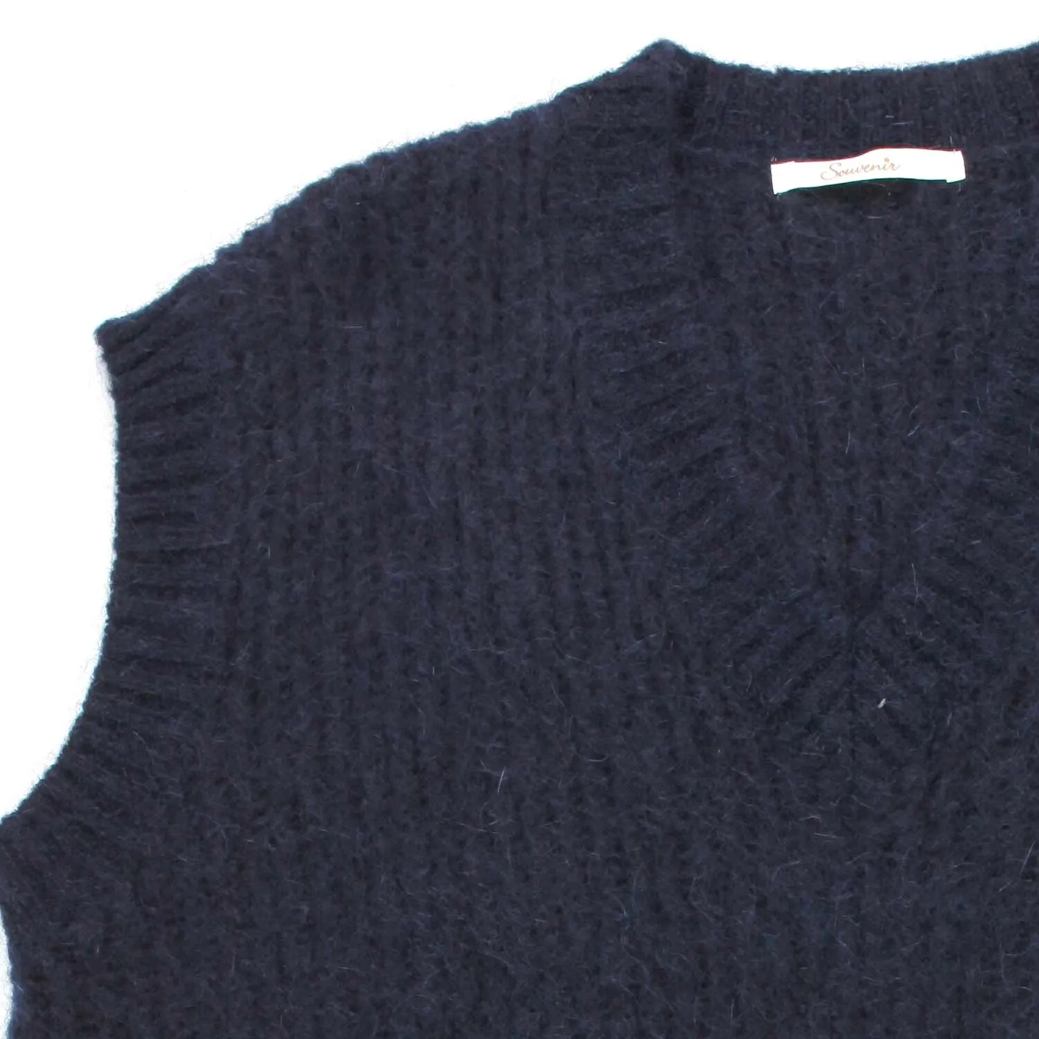 Pullover Smanicato Blu Girl