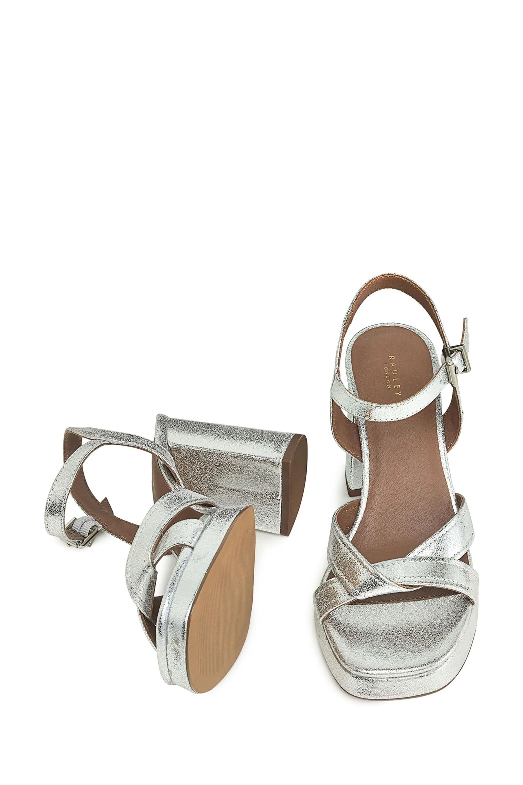 Radley London - Argento - Archer Street Dettagli metallizzati - Scarpe con plateau e incrocio