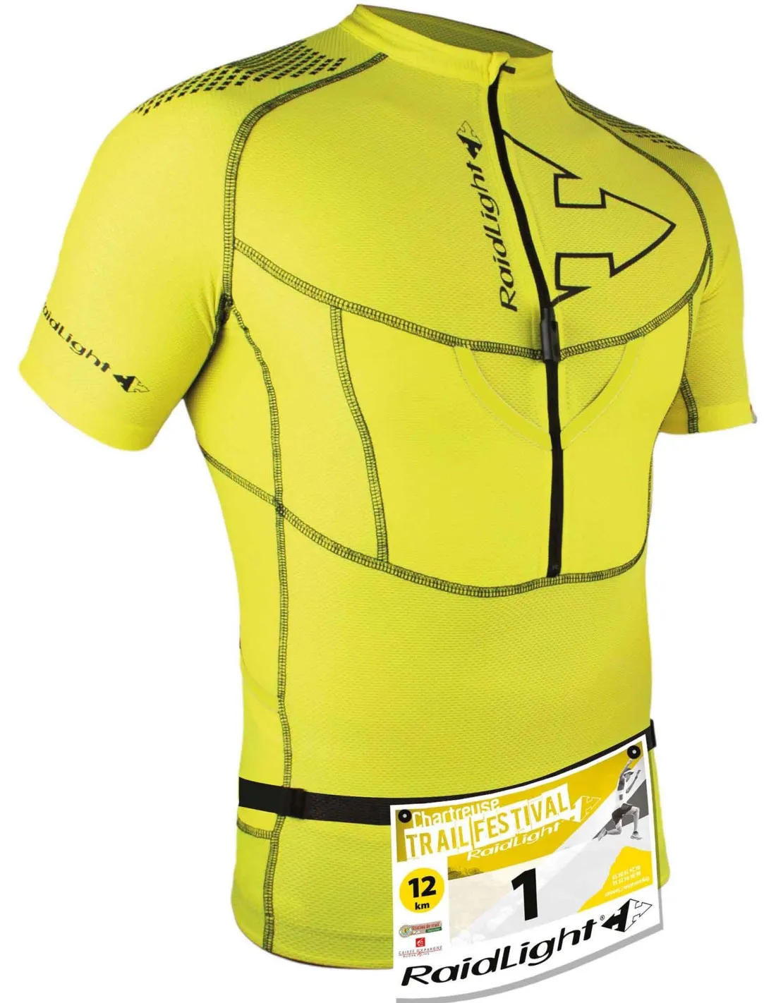 Raidlight nera per numero di partenza Raidlight