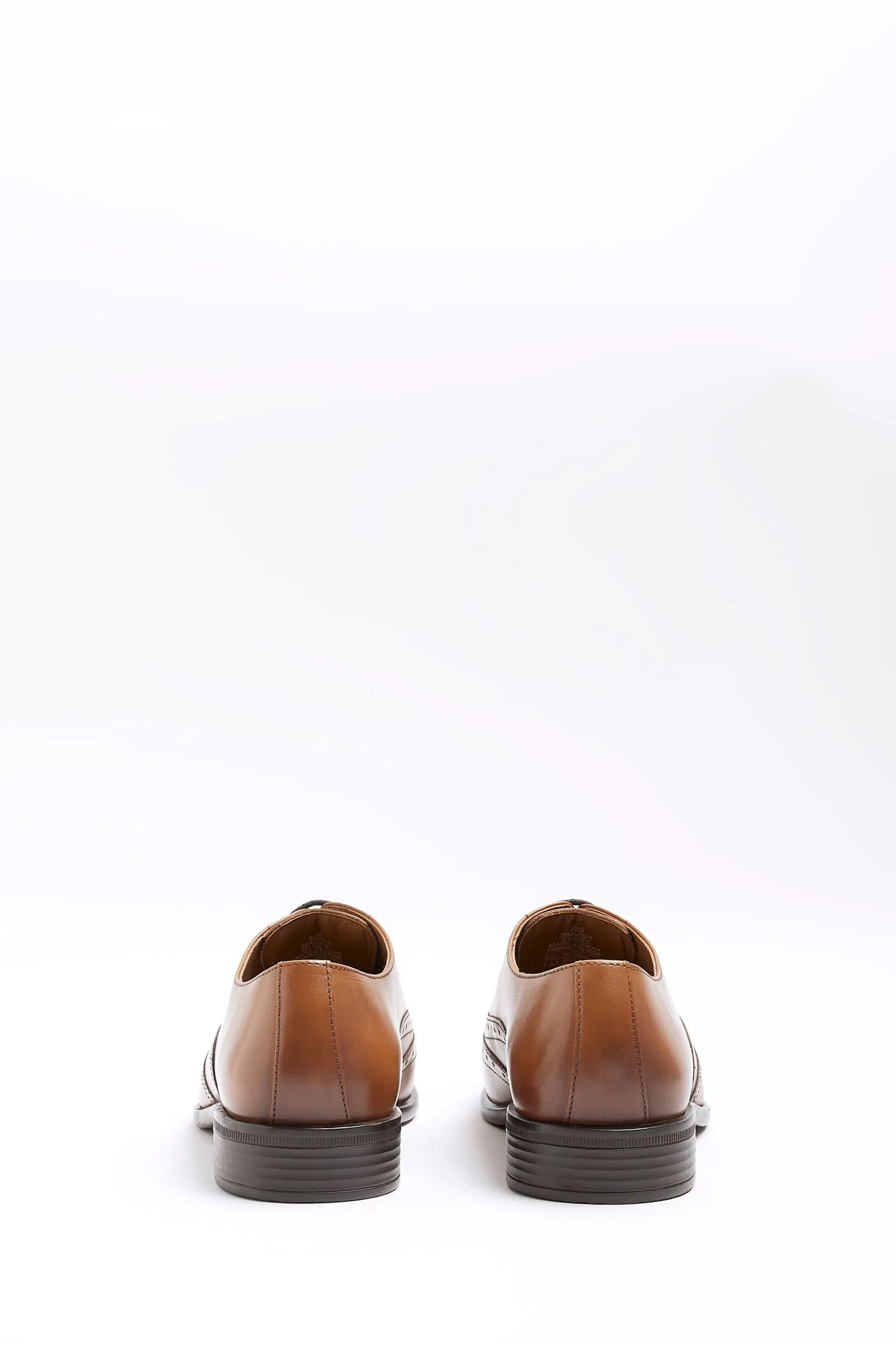 River Island Pizzo - Scarpe Derby in pelle brogue    