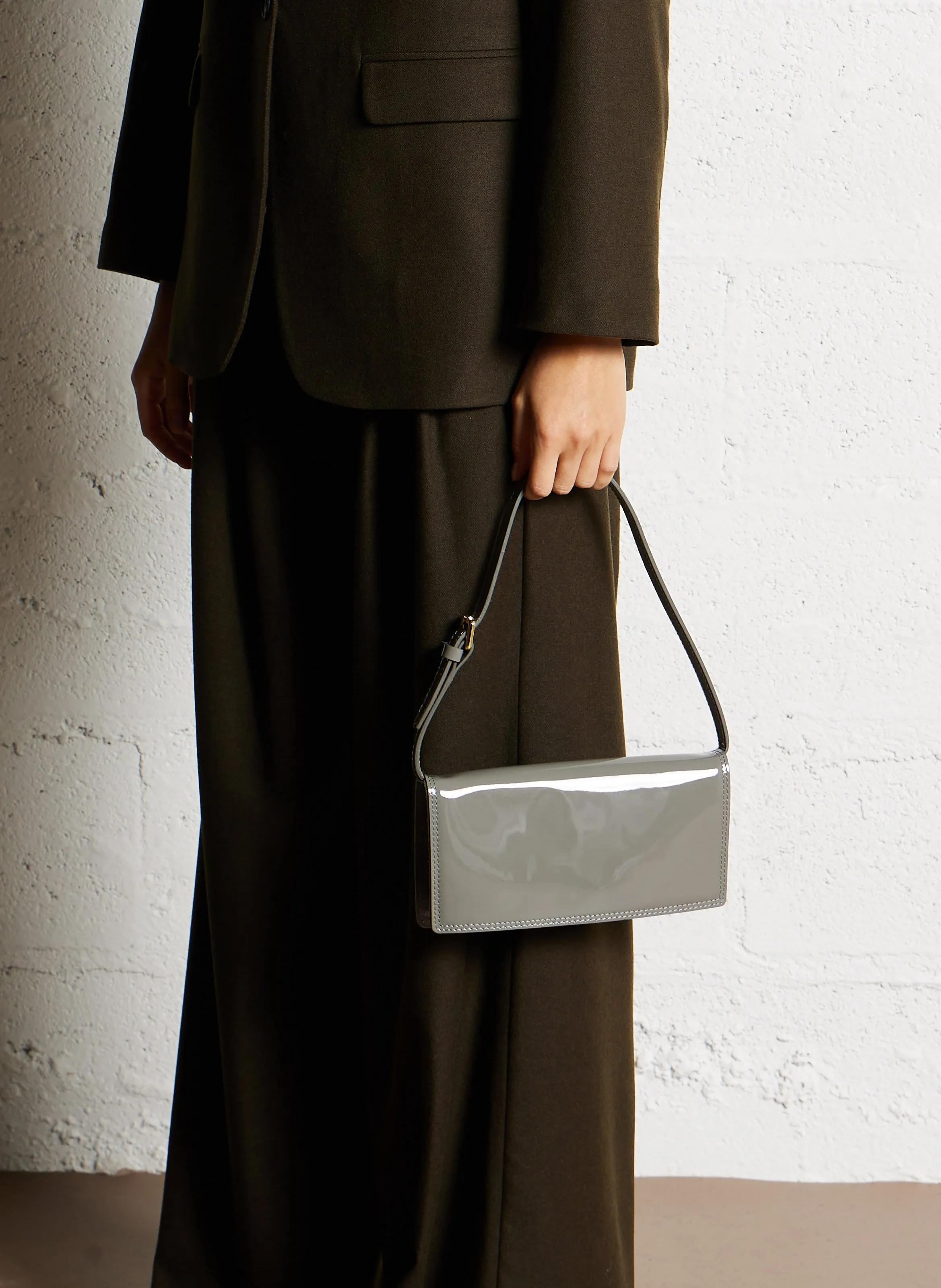  SAISON 1865   EMMA - Borsa a tracolla a busta con patta in pelle | Grigio