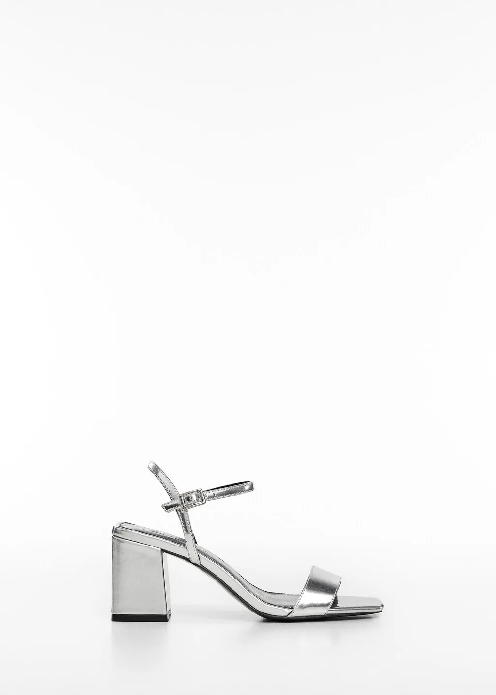 Sandali metallizzati tacco