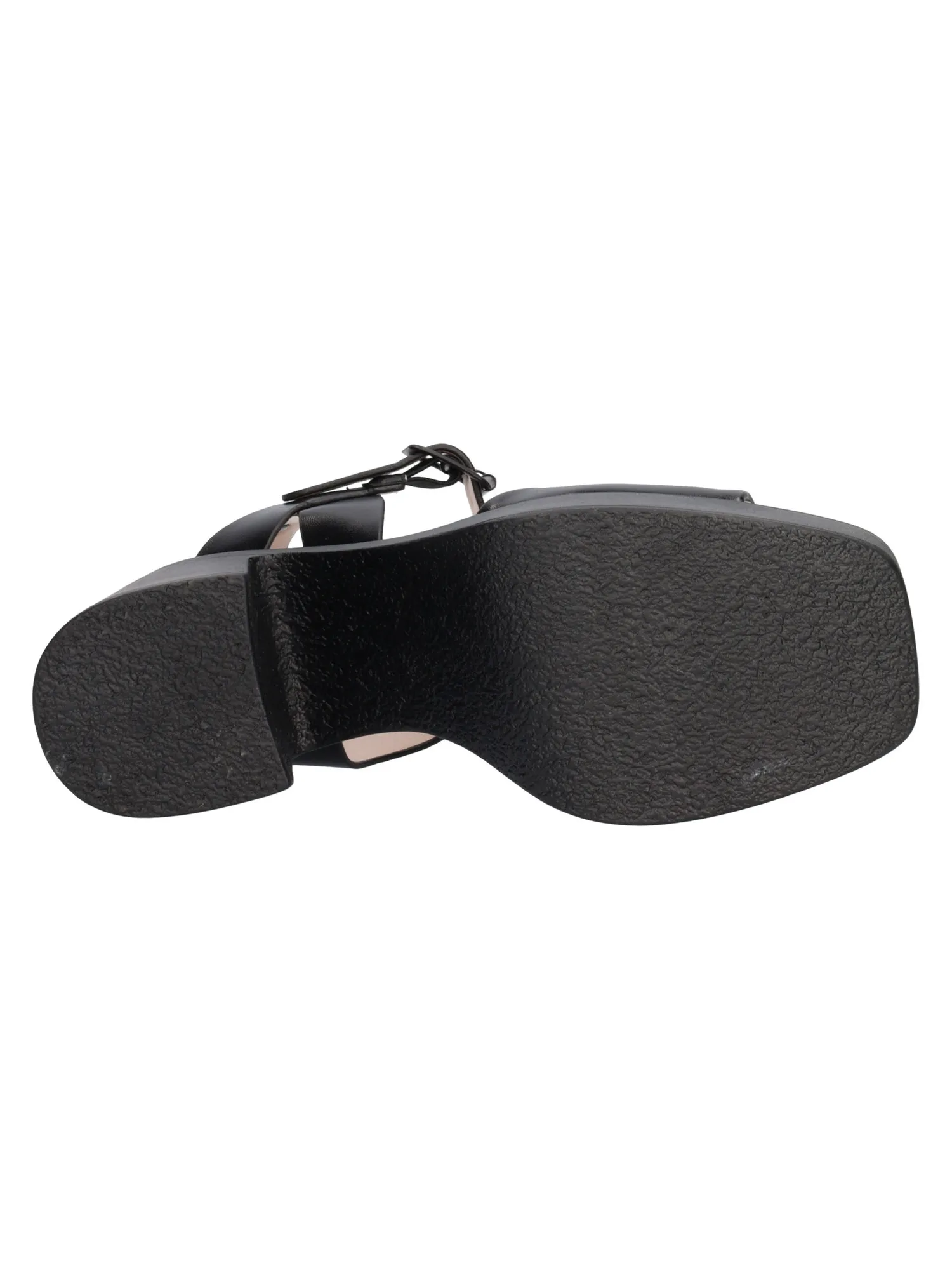 Sandalo con tacco largo Refresh Vegan da donna nero