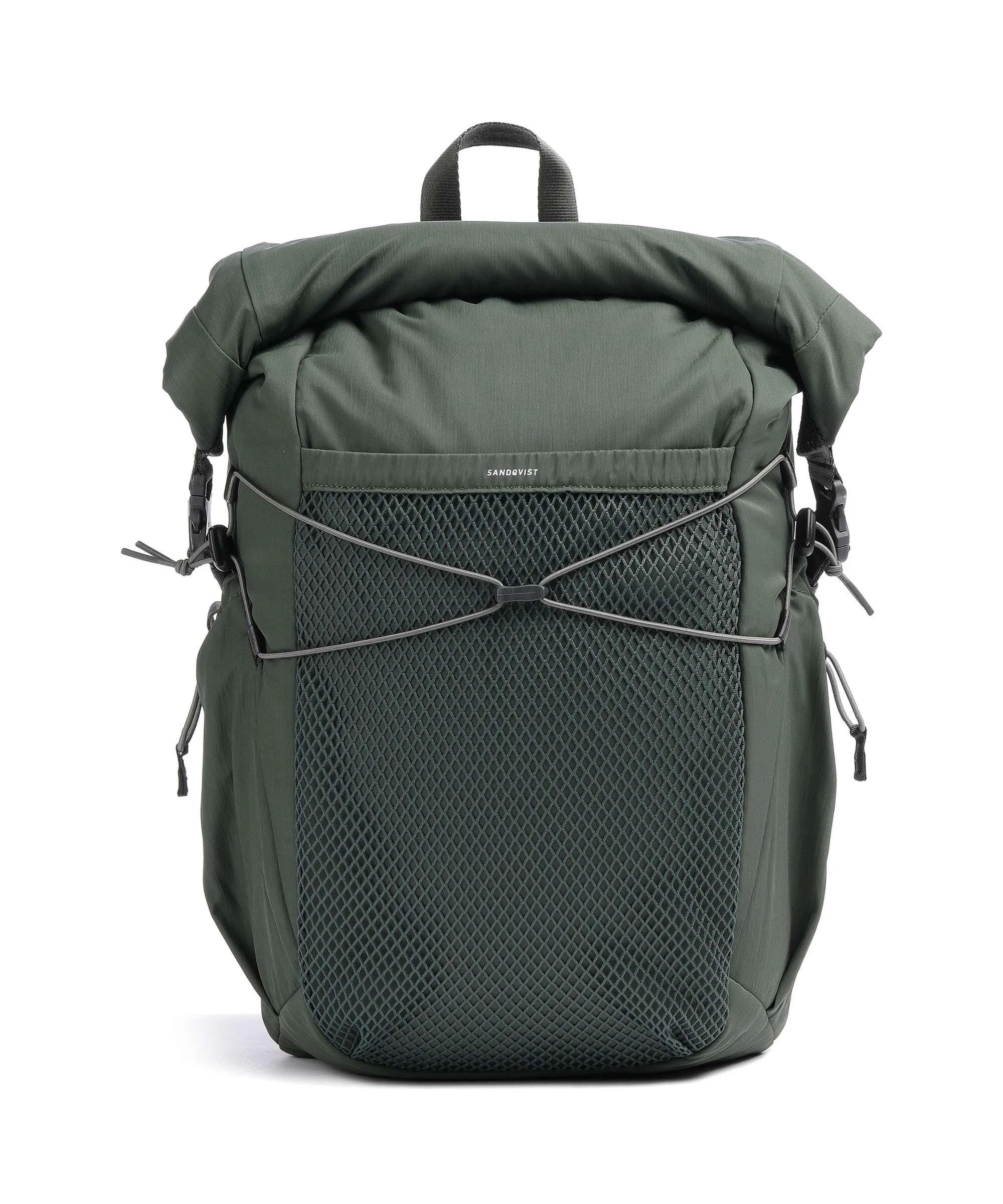  Sandqvist Fusion Louie Zaino roll-top 16″ nylon riciclato cachi  