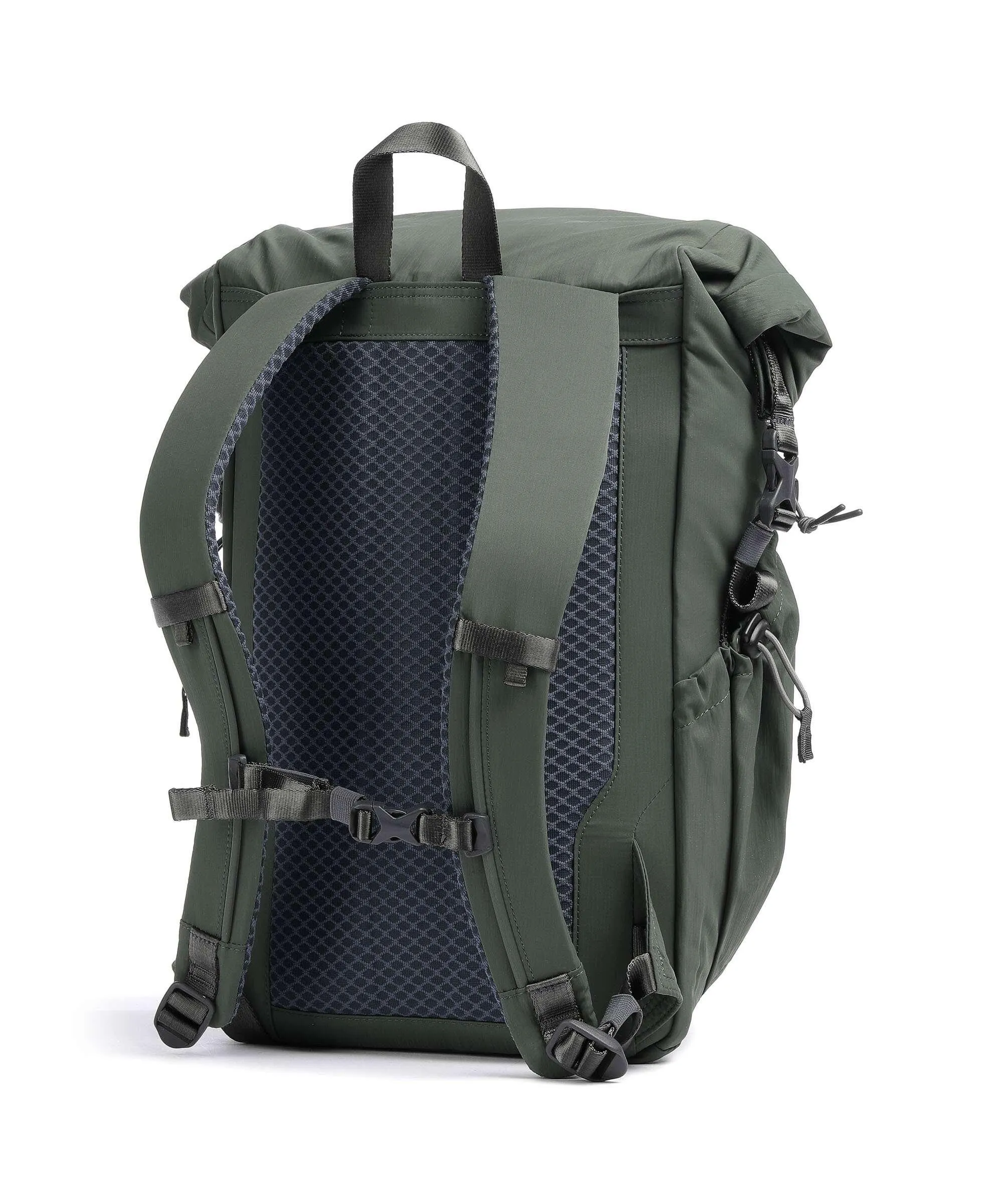  Sandqvist Fusion Louie Zaino roll-top 16″ nylon riciclato cachi  