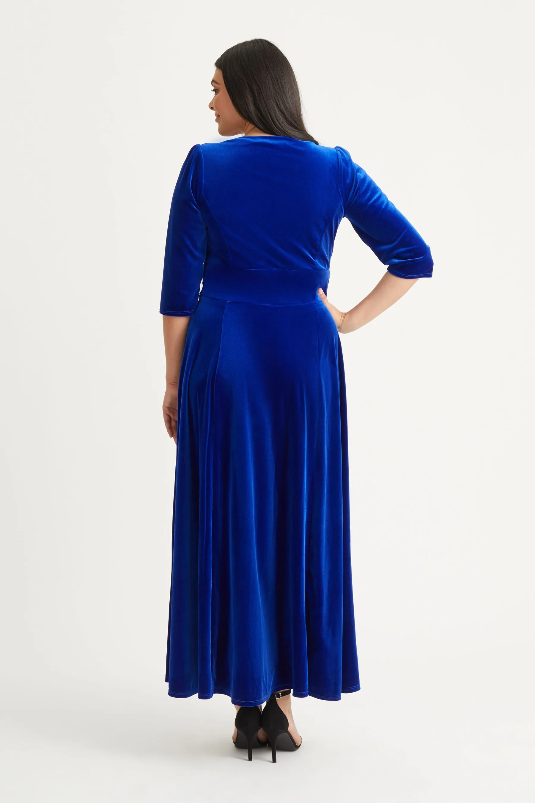 Scarlett & Jo Verity - Abito maxi in velluto