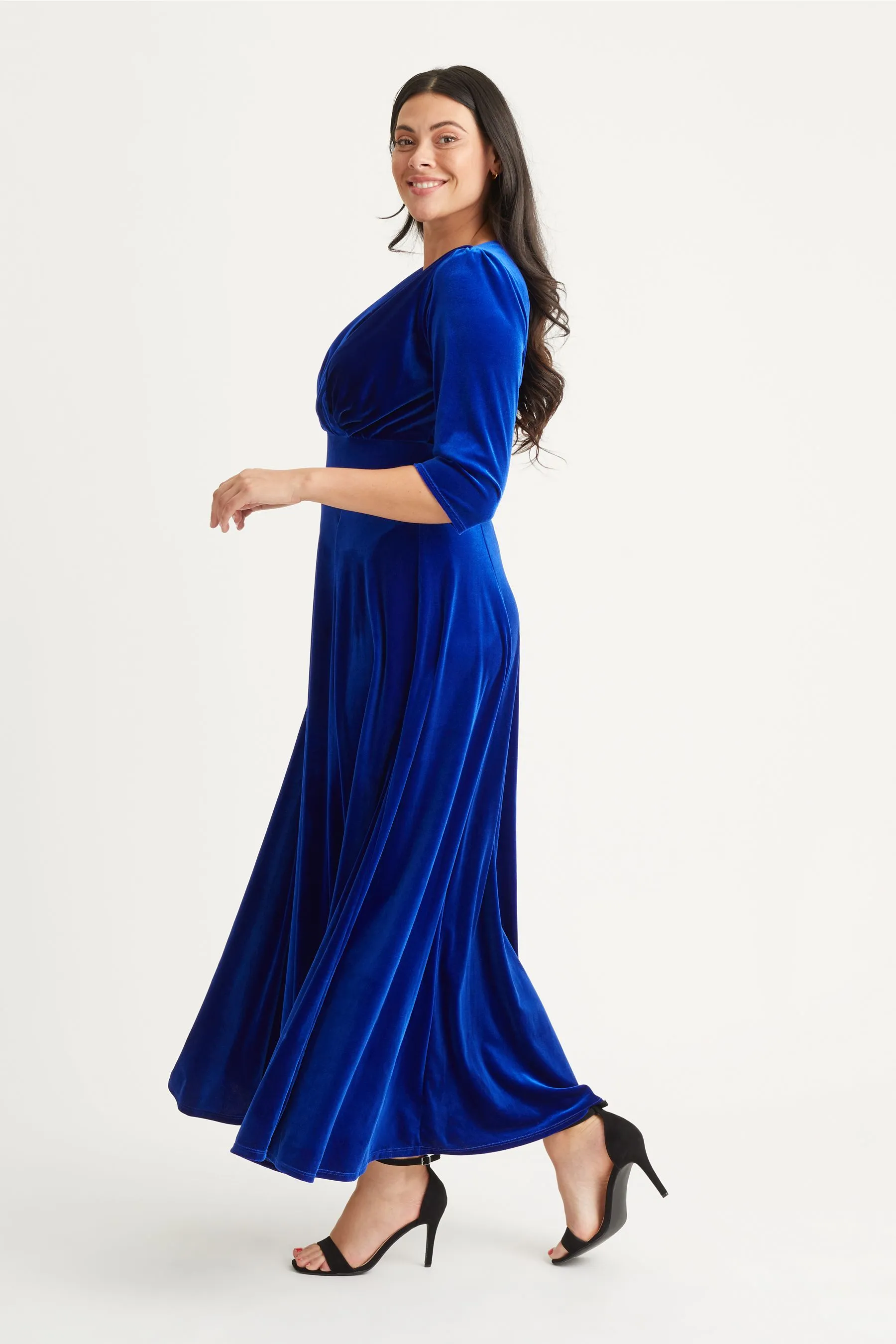Scarlett & Jo Verity - Abito maxi in velluto