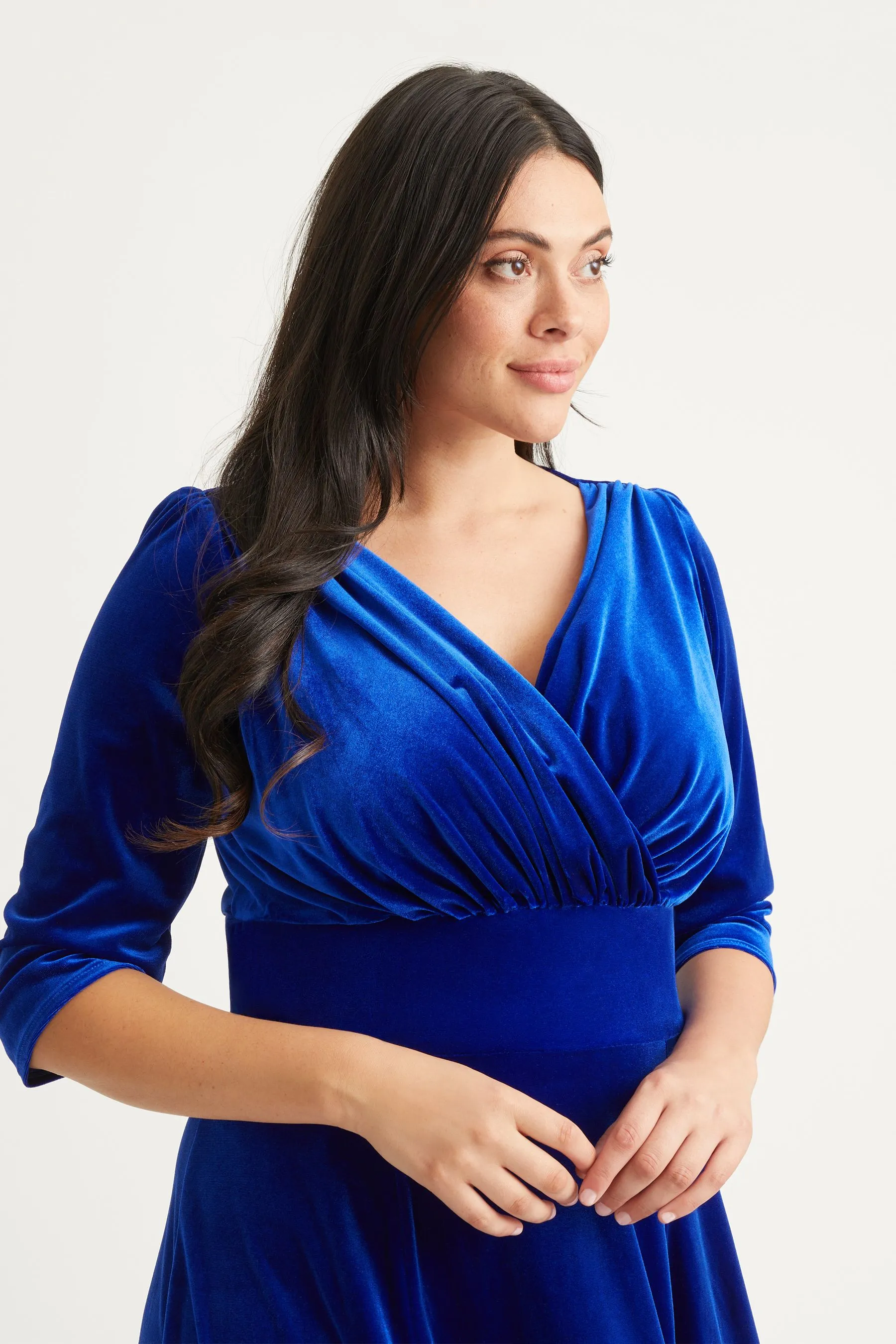 Scarlett & Jo Verity - Abito maxi in velluto